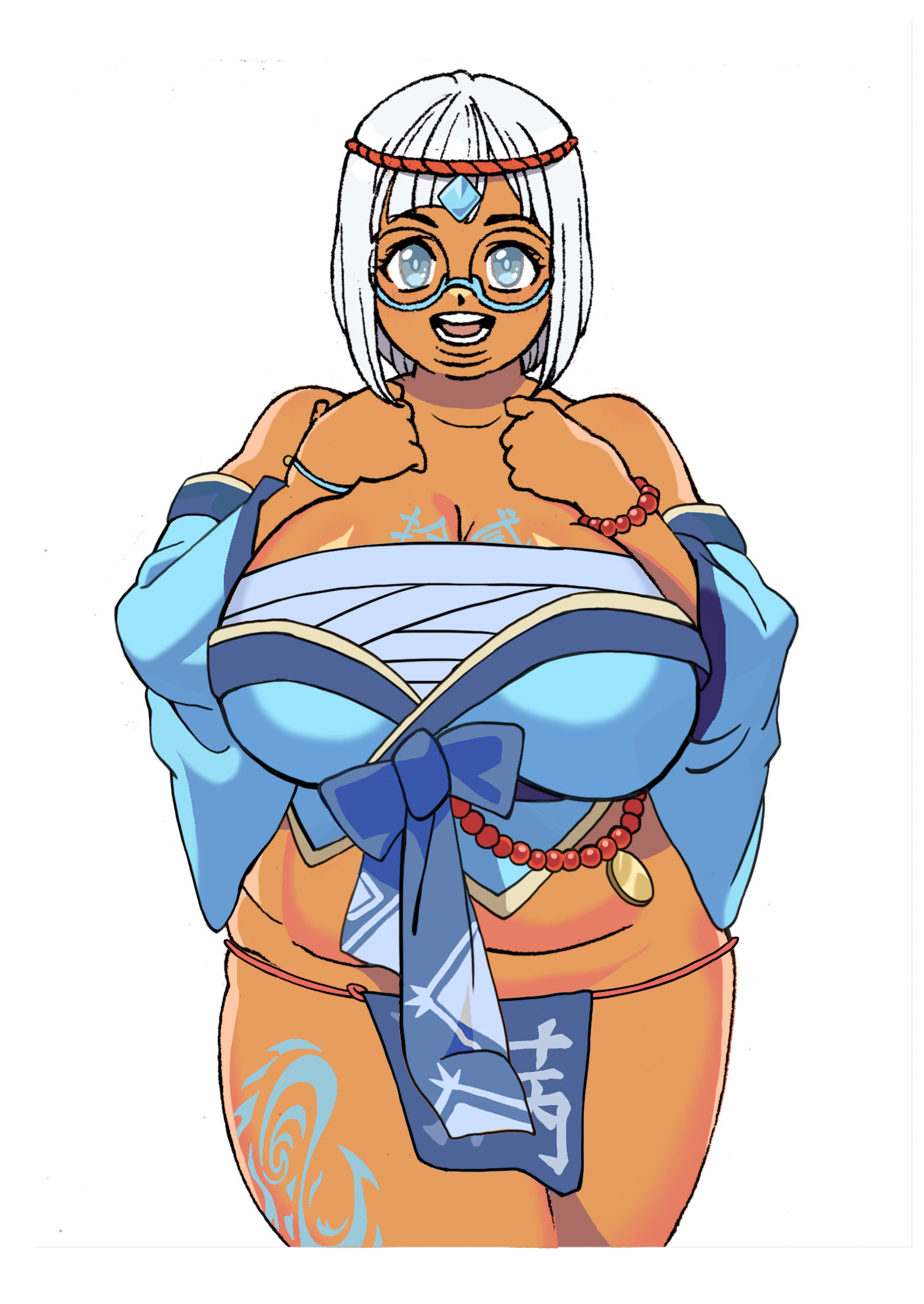 古风黑皮角色设计