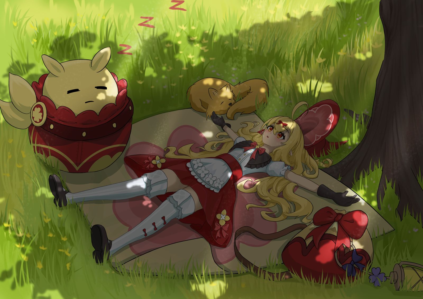 可莉插画图片壁纸