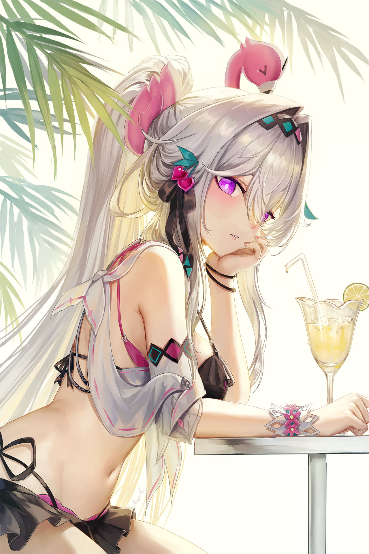 夏の最後の日插画图片壁纸