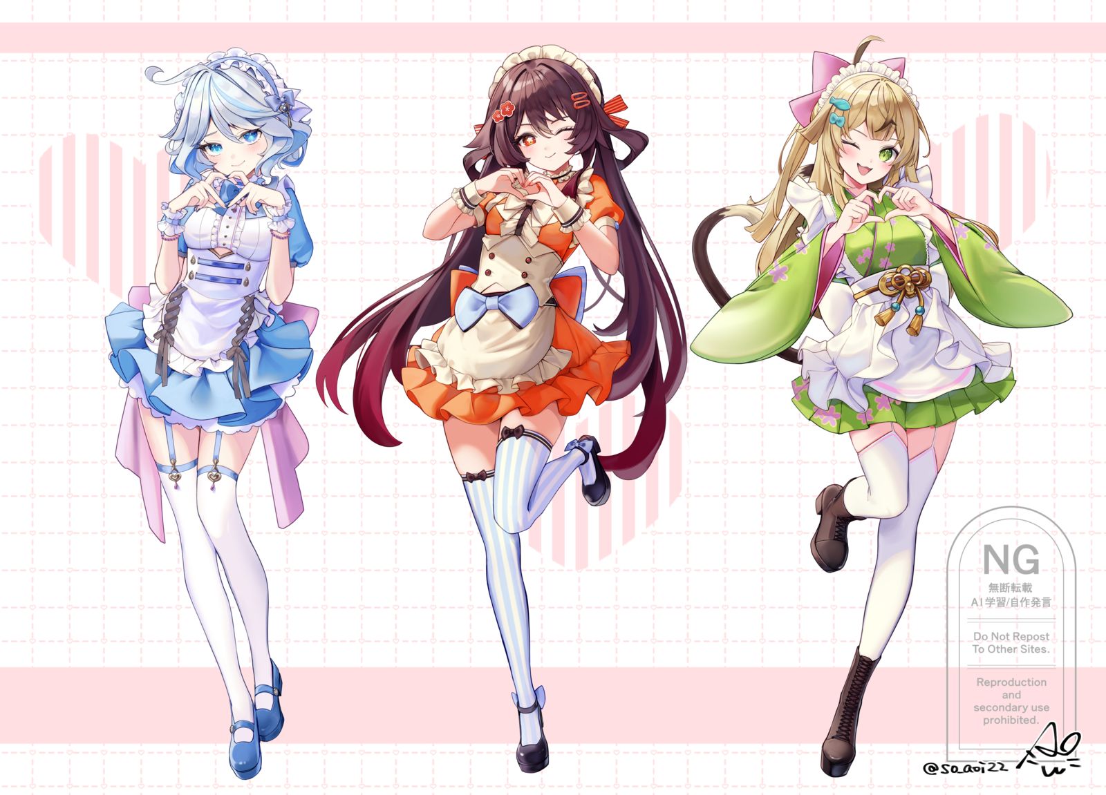 メイドさん-原神胡桃