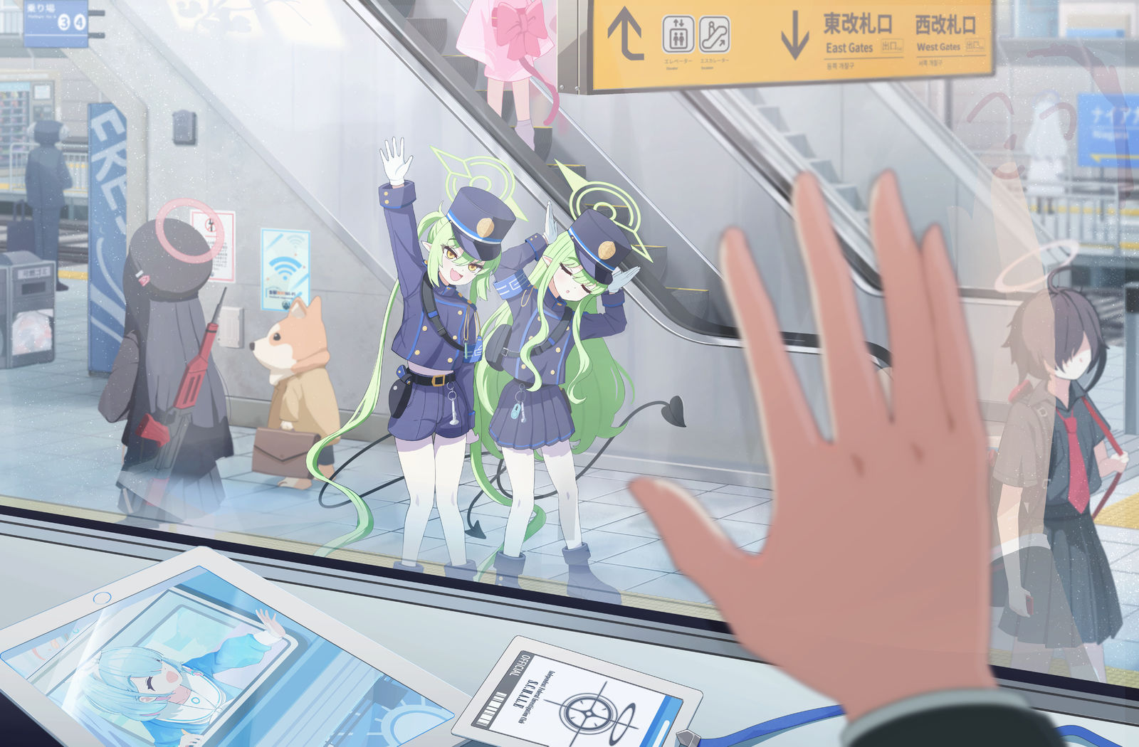 出迎え-碧蓝档案橘希望