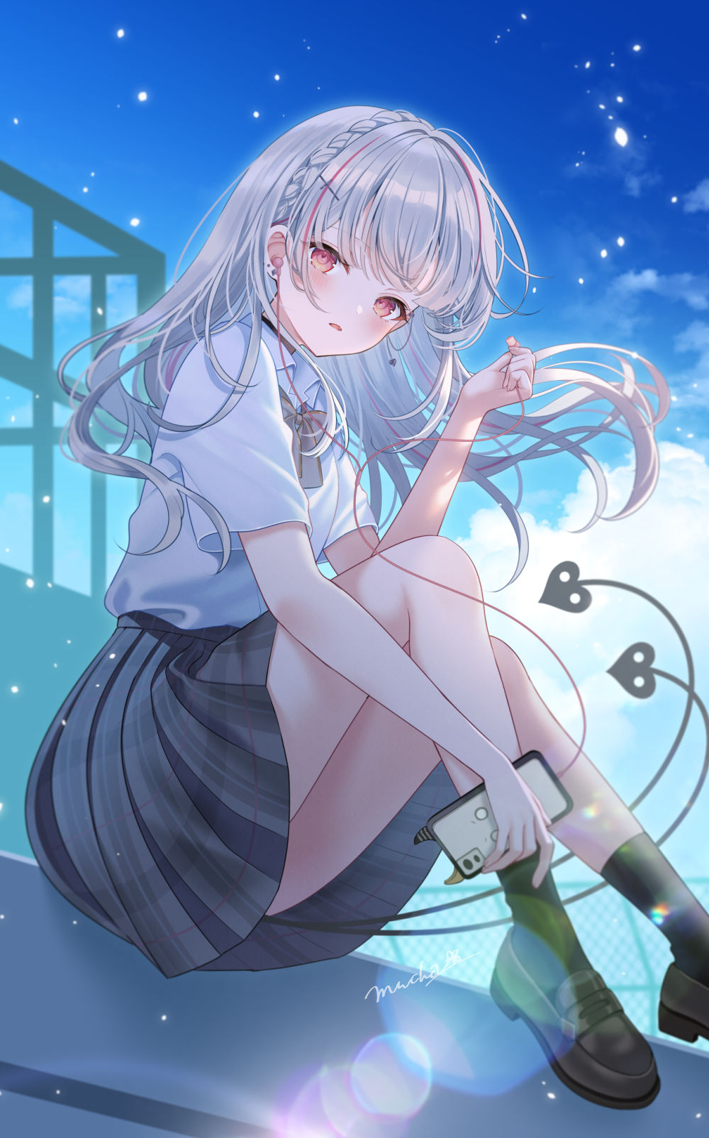 「一緒に聴く？」