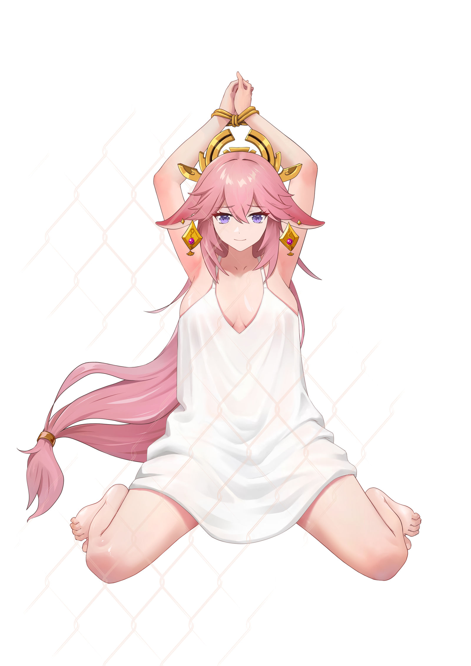 原神八重神子-原神原神八重神子绘画