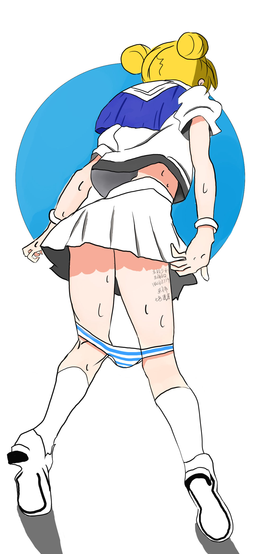 高校少女头像同人高清图