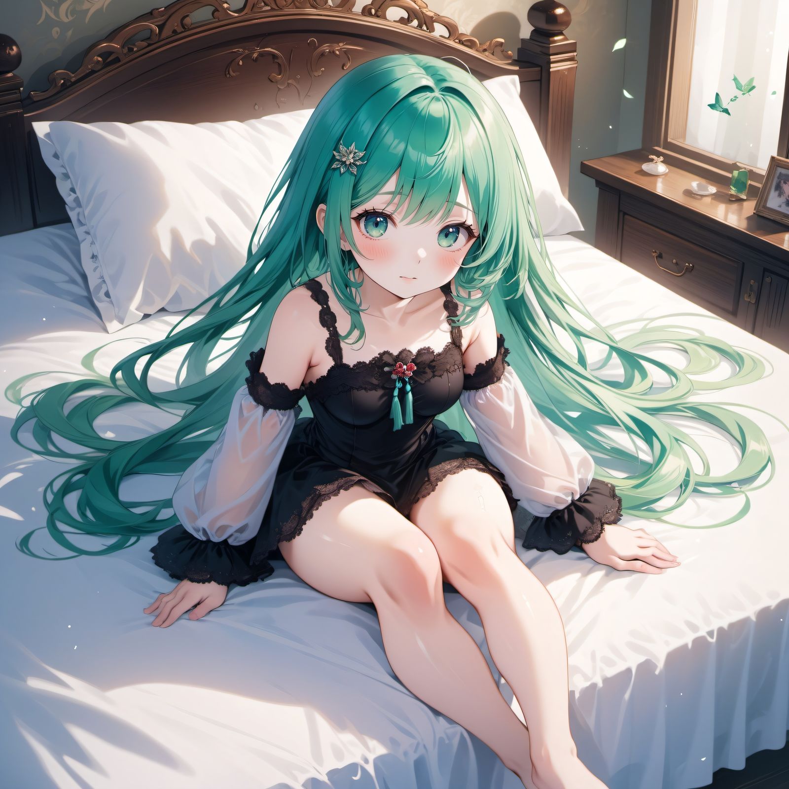 粉毛插画图片壁纸