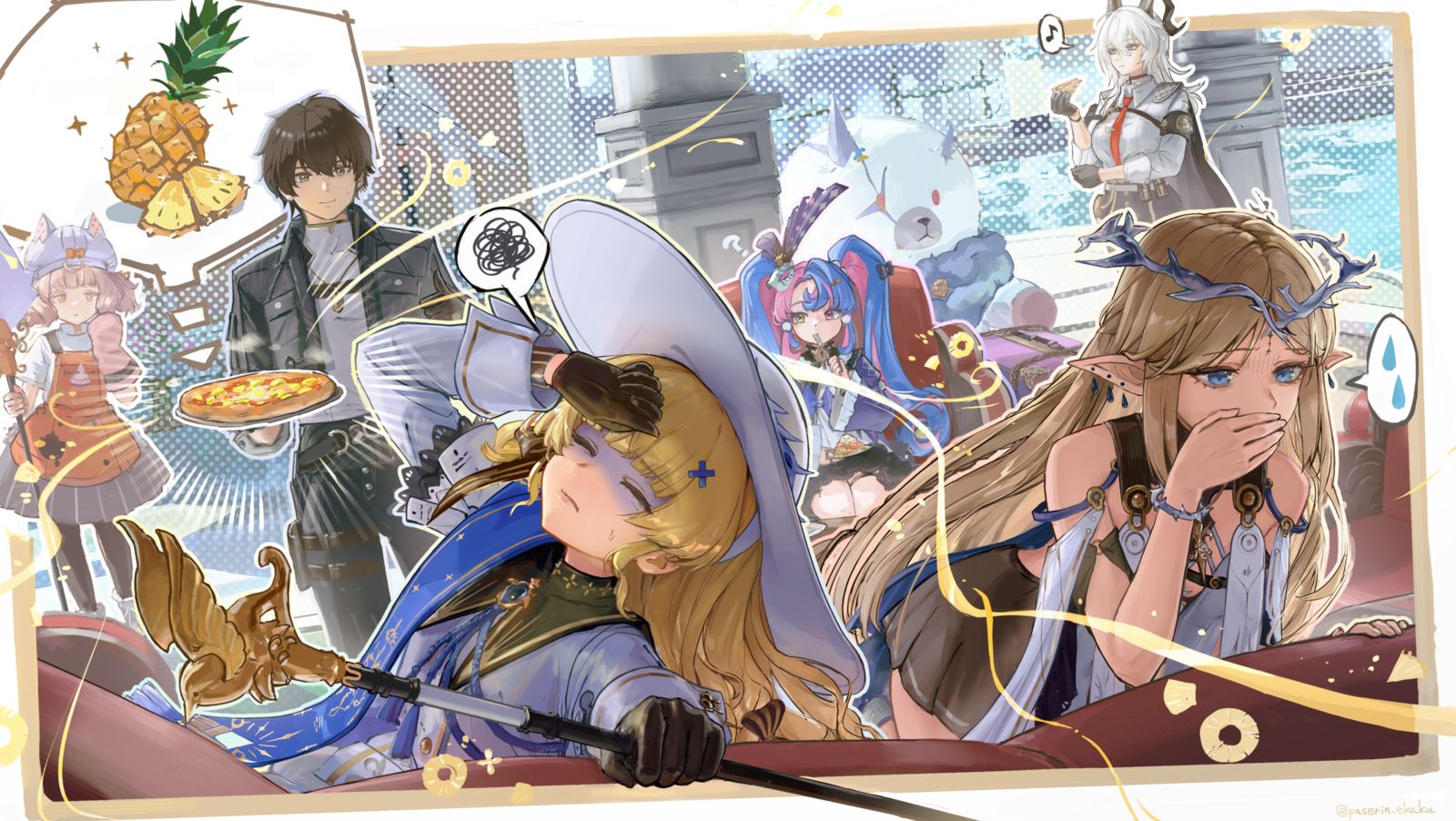 ピザ・トロピカーレ焼いたぞ！插画图片壁纸