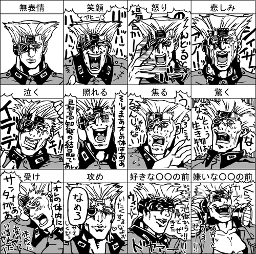 うるせえ表情練習