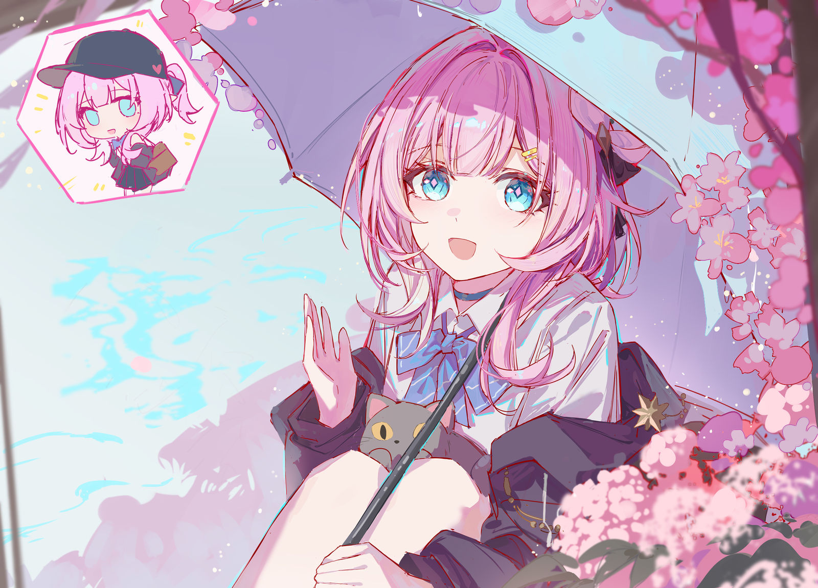 小昔涟插画图片壁纸