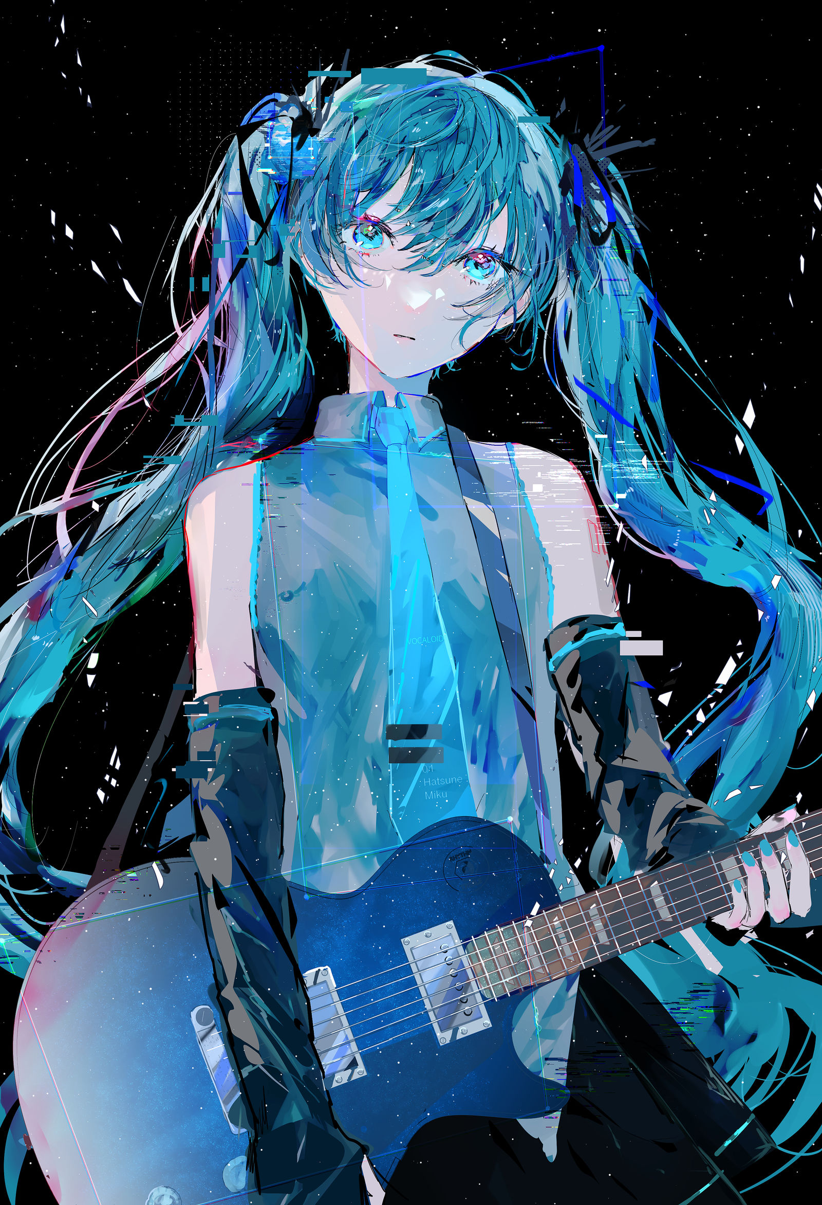 miku插画图片壁纸