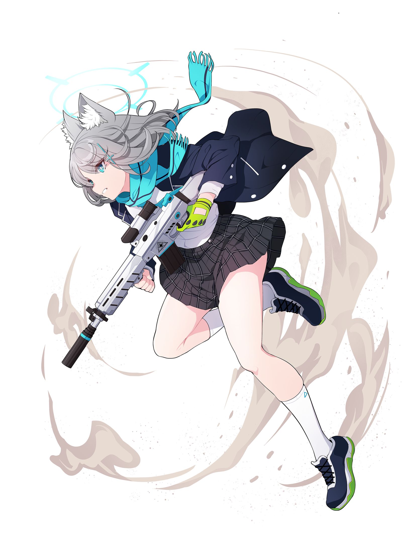 シャーレ VS キヴォトス (001/100) 砂狼 シロコ