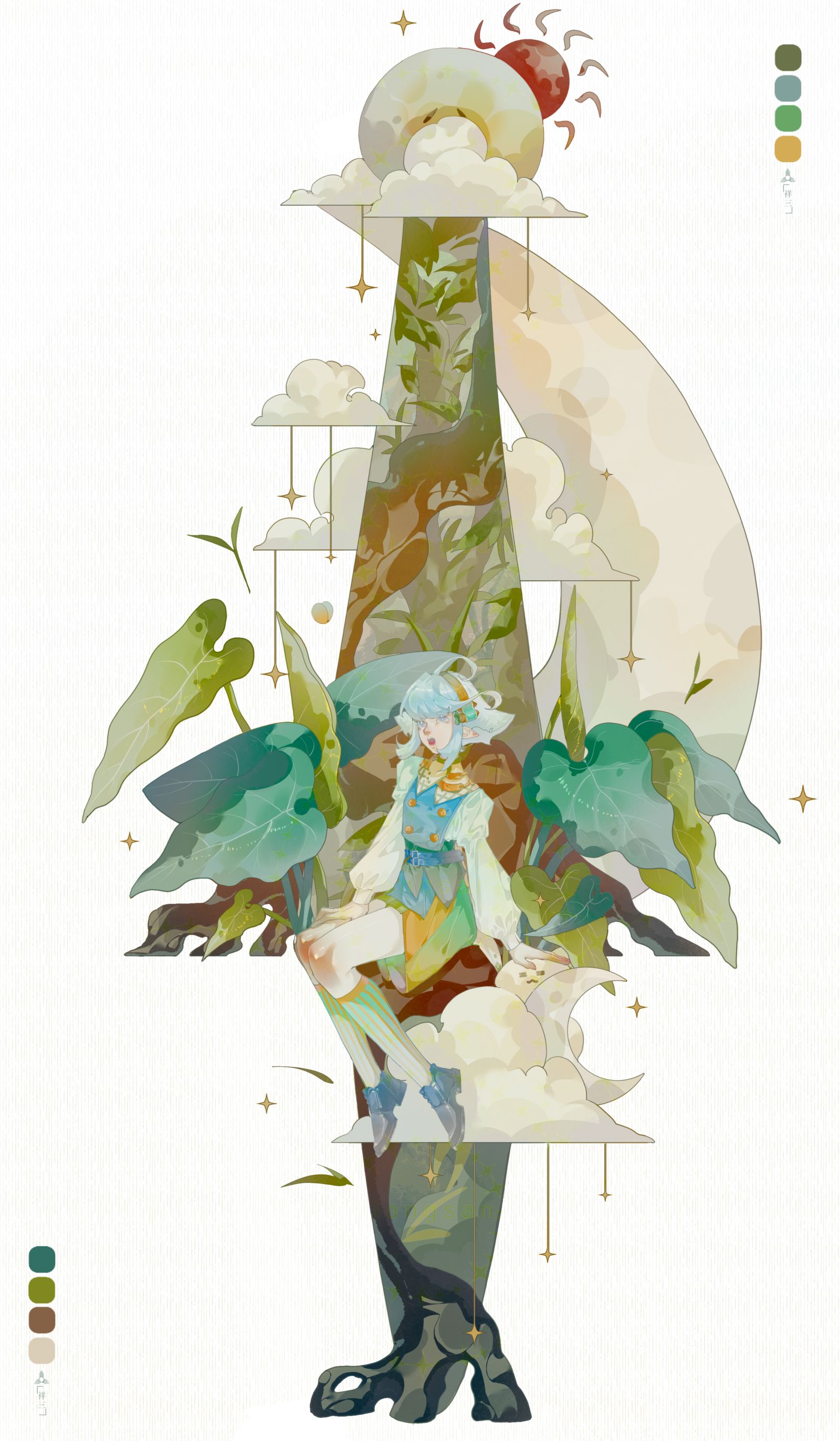 蝴蝶头像同人高清图