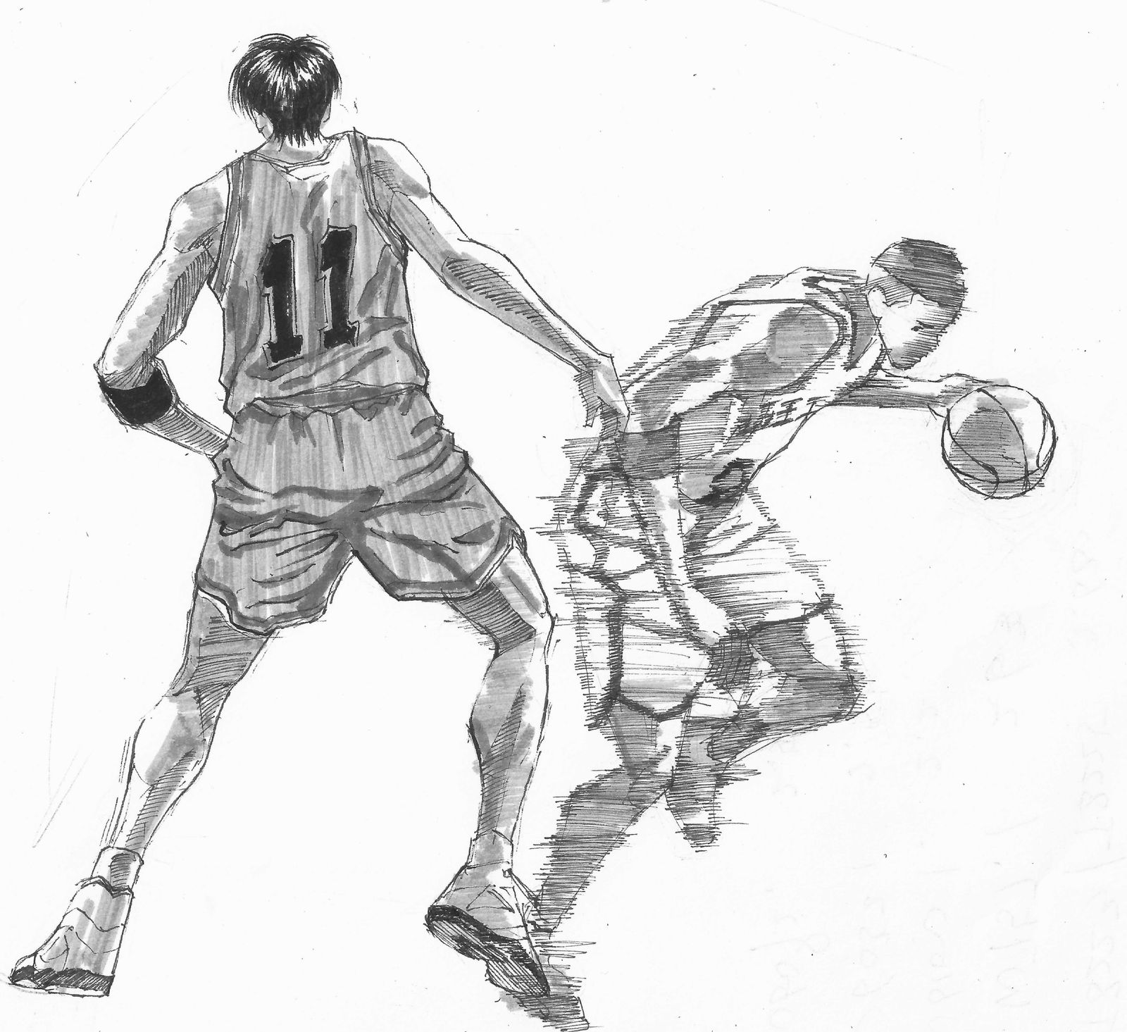 摸个泽北流川头像同人高清图