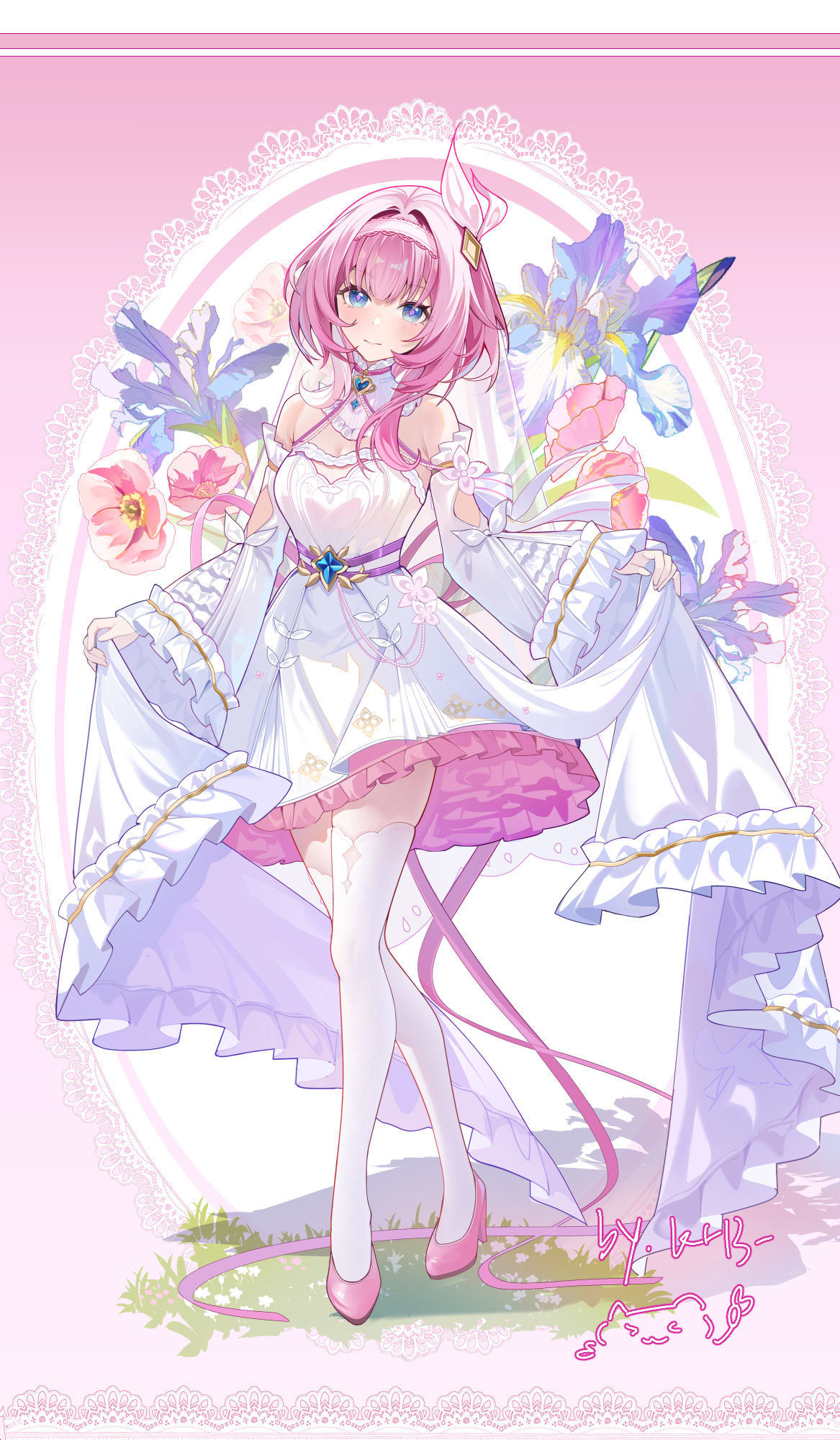 崩铁花嫁系列——普涟插画图片壁纸