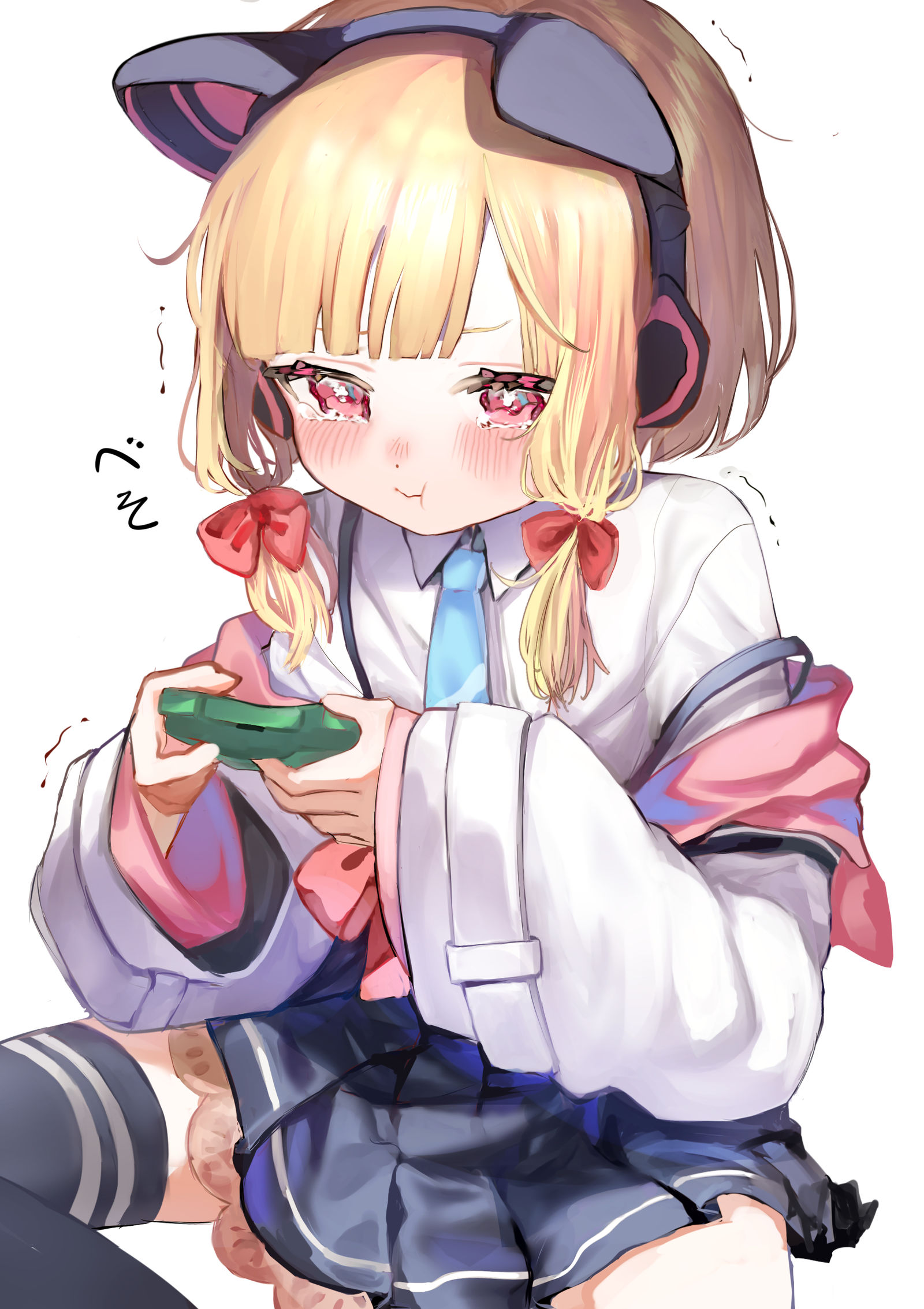 ブルアカ界隈の洗礼を受けるモモイ插画图片壁纸