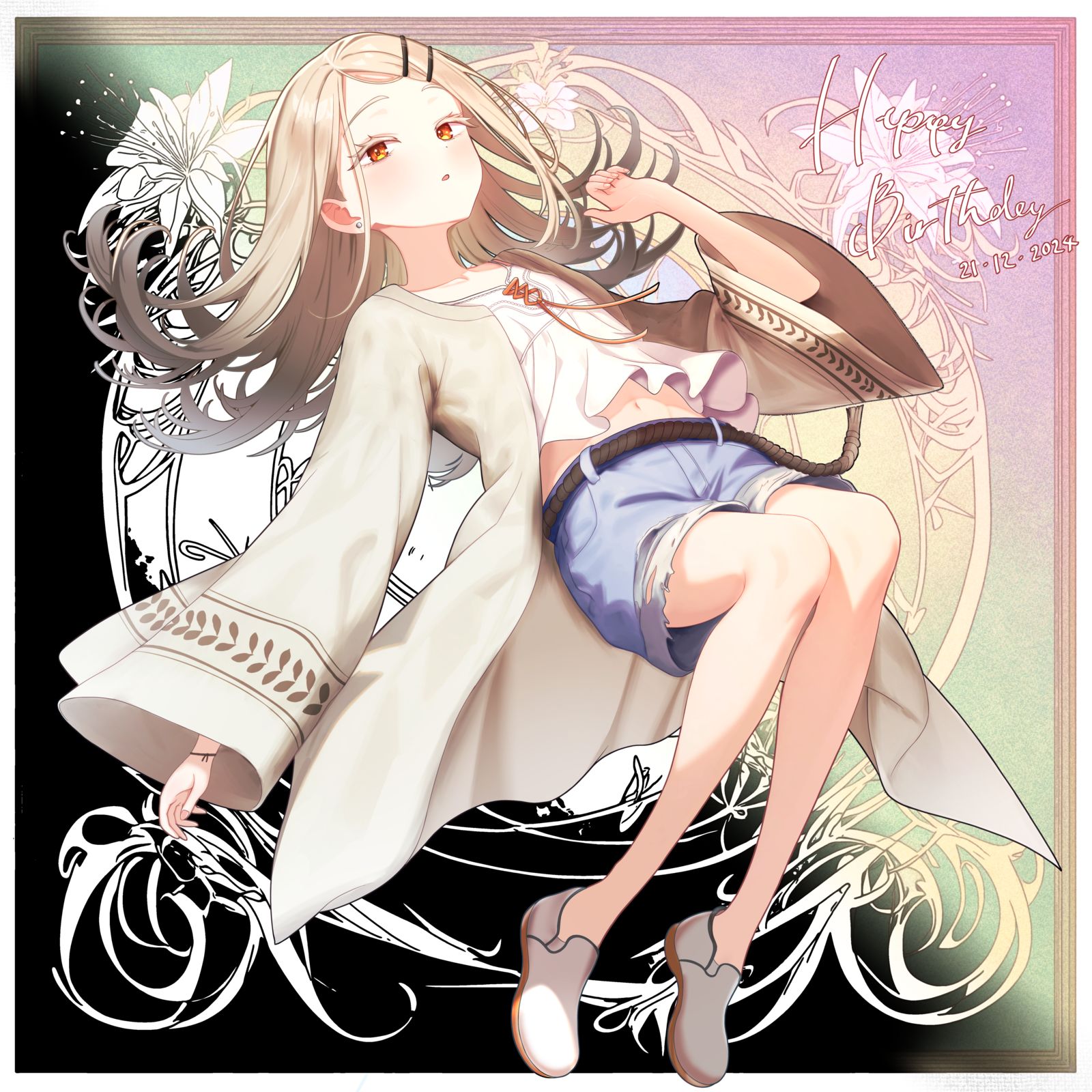 篠澤広生誕祭2024插画图片壁纸