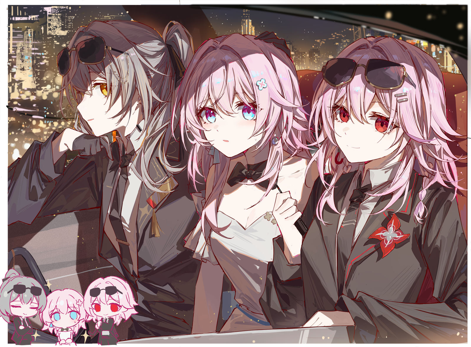 星月插画图片壁纸