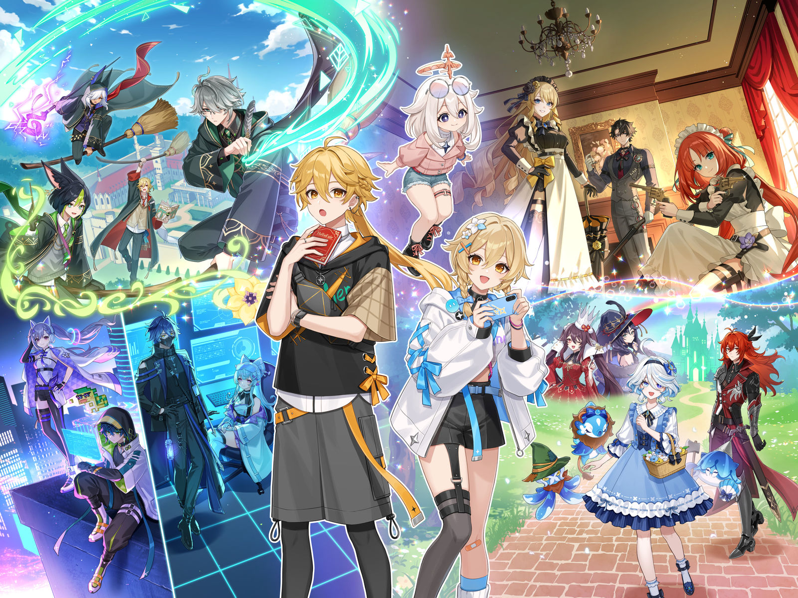 境界越え彼方へ至る插画图片壁纸