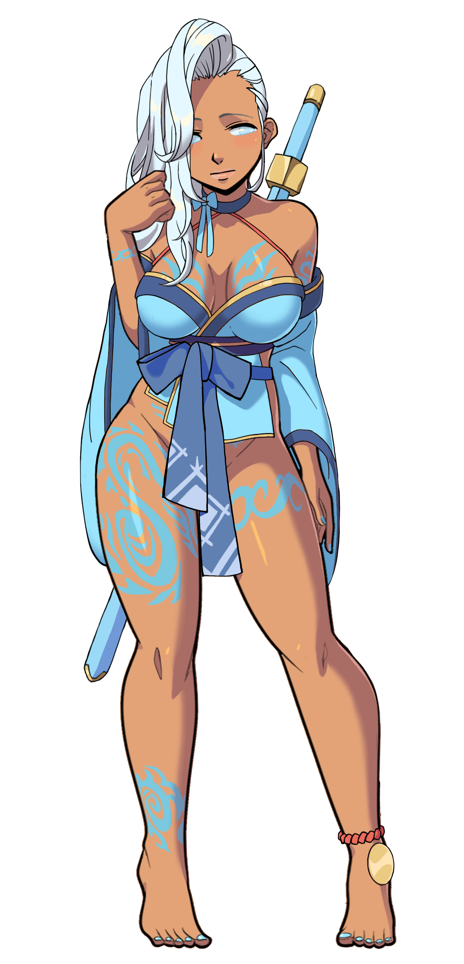 古风黑皮角色设计