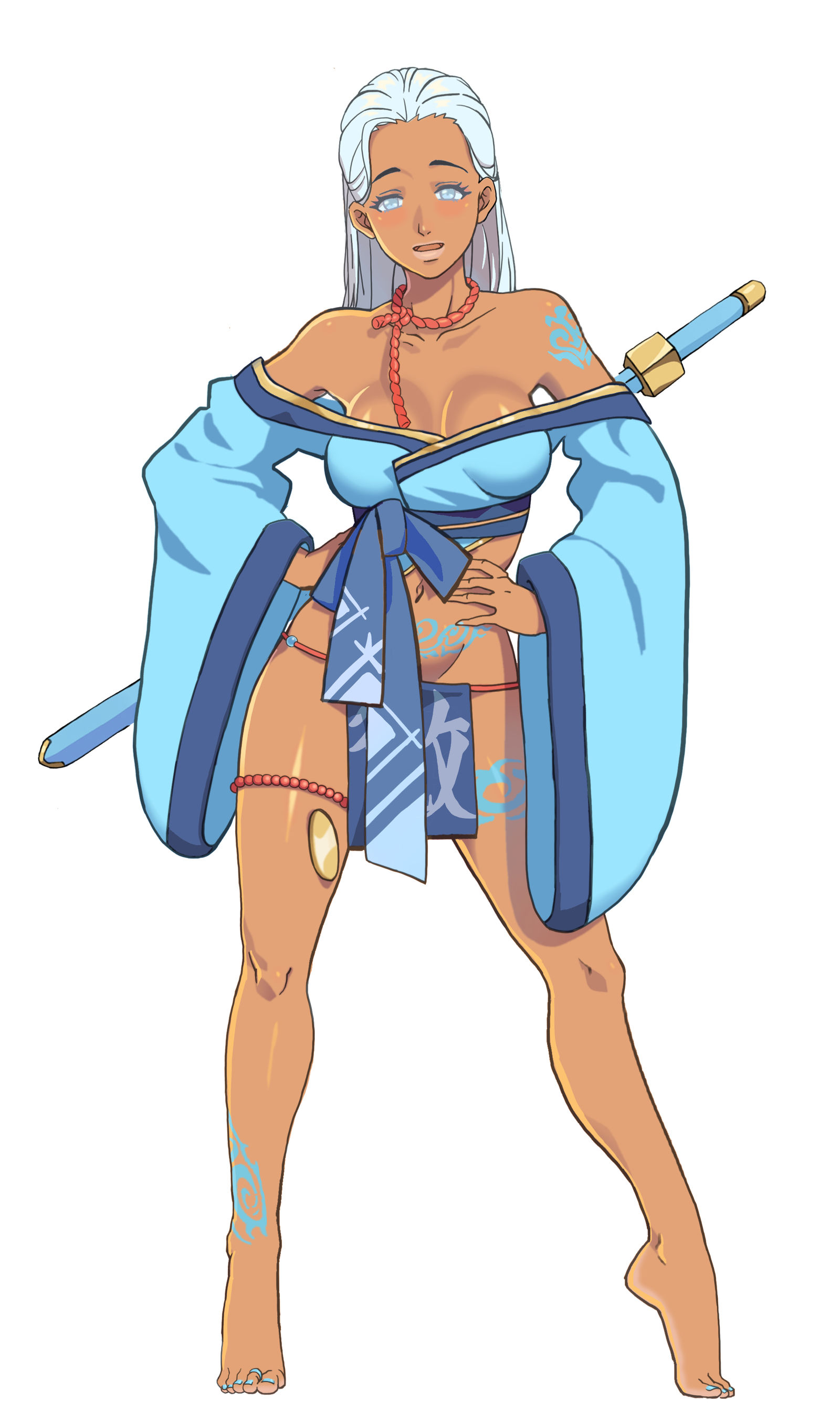 古风黑皮角色设计