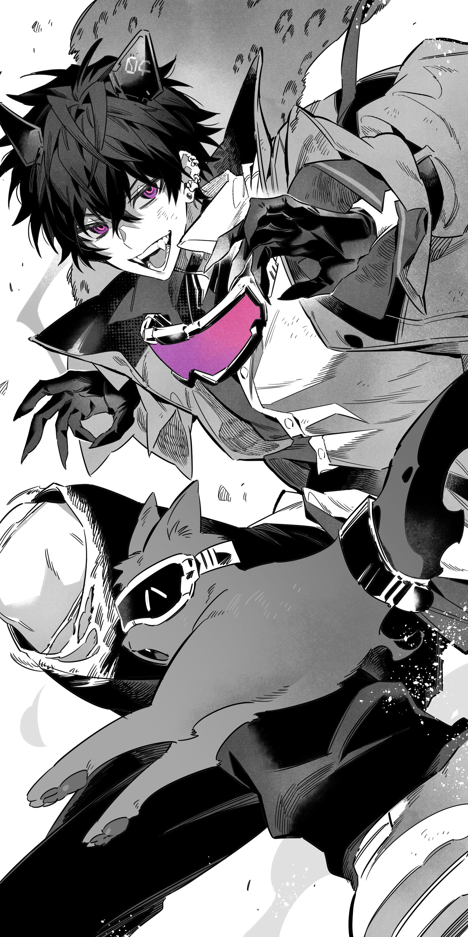 佐伯イッテツ-VTuber黑白