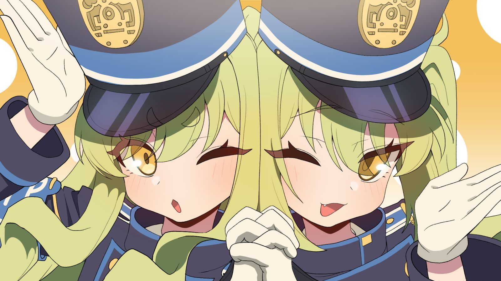 하이랜더 기차여행 출바아알!! (블루아카 공식 축전애니)