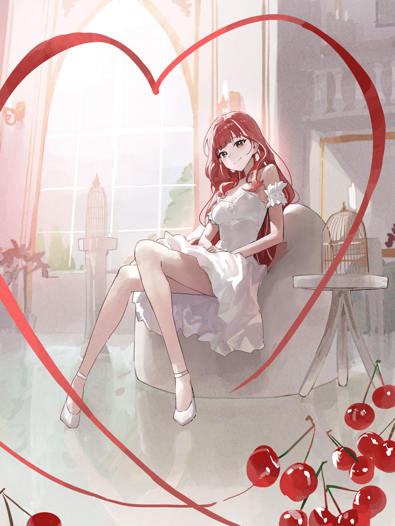 예다-女孩子红发