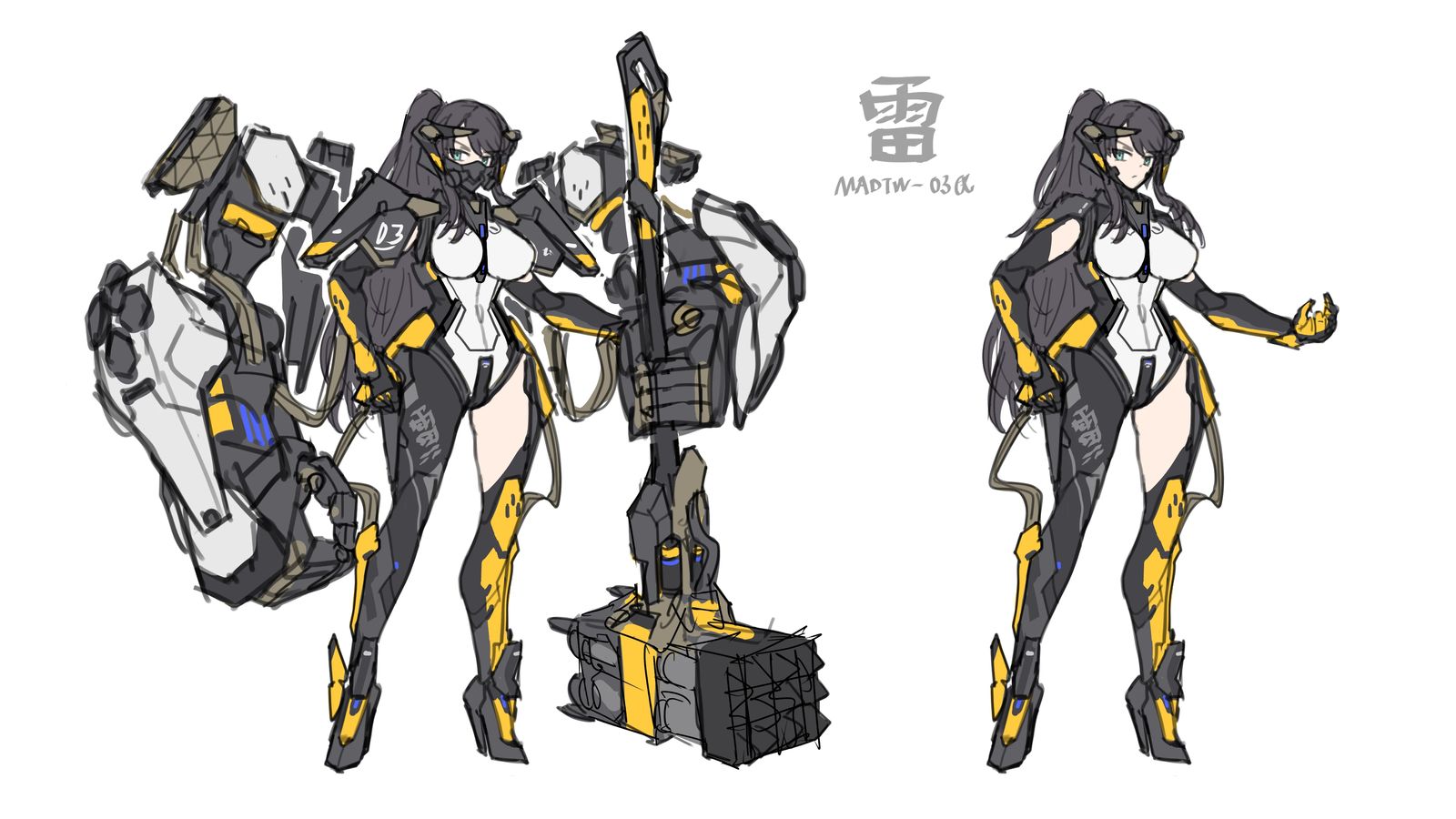 新系列设计草图———【雷】