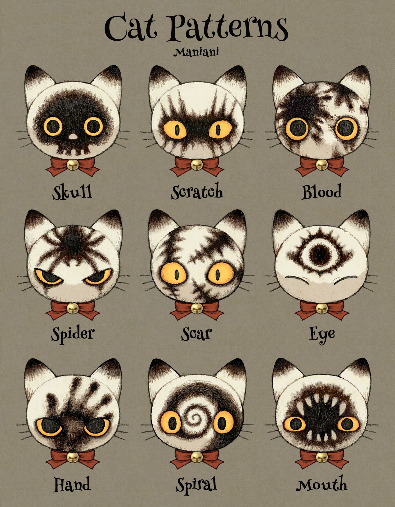 Cat patterns-原创怪兽