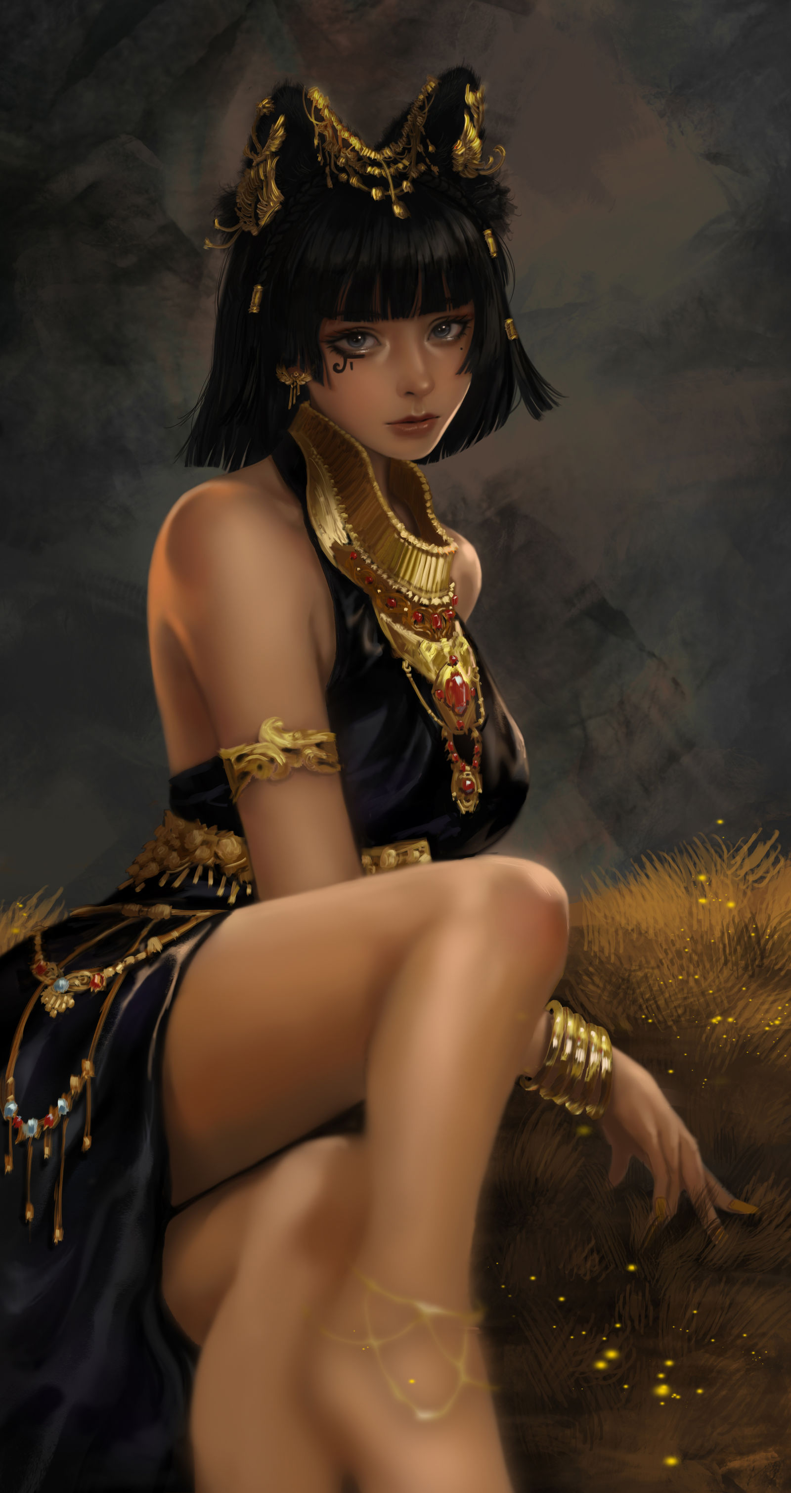 黑皮埃及女王