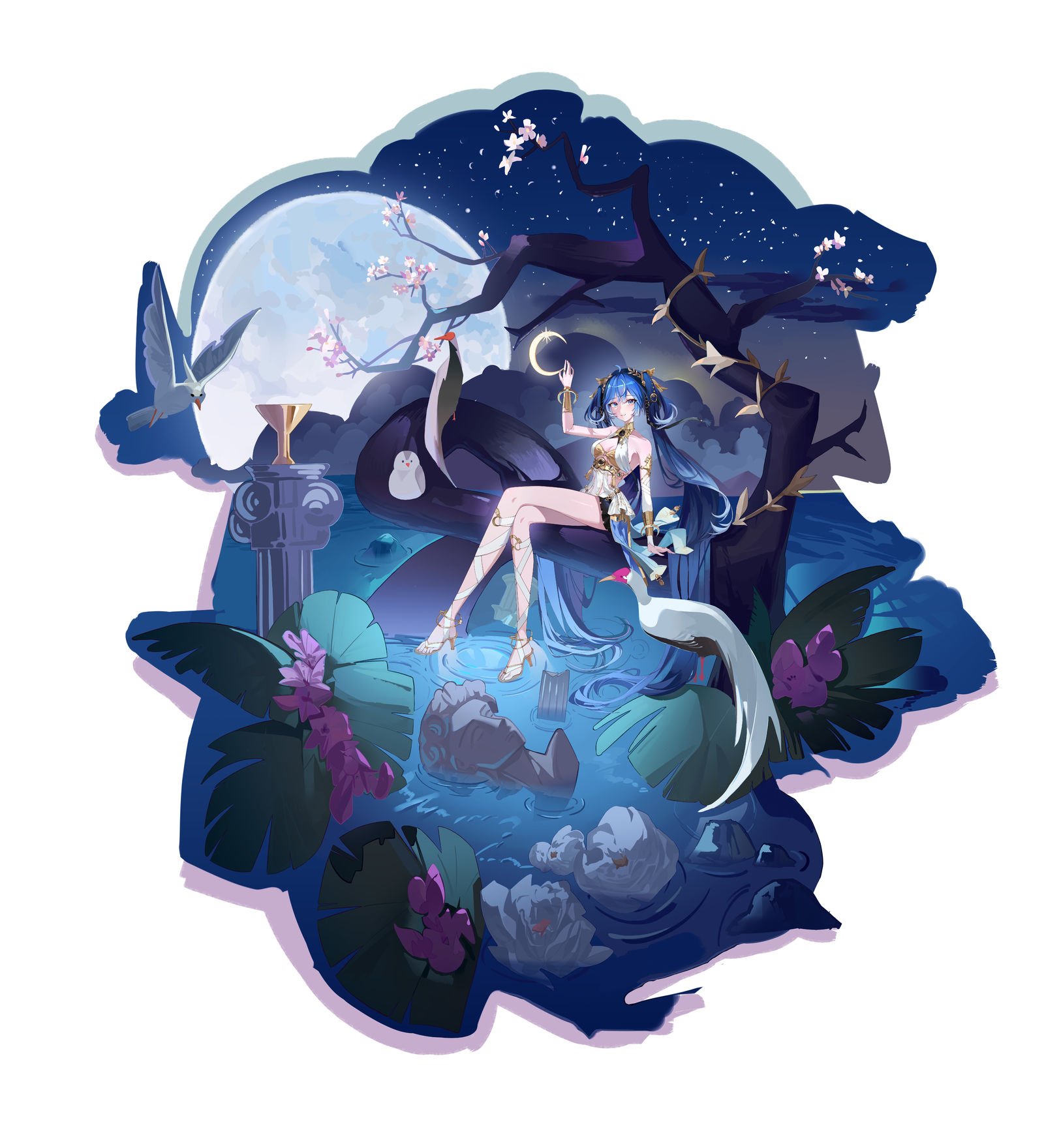 鸣潮尤诺头像同人高清图