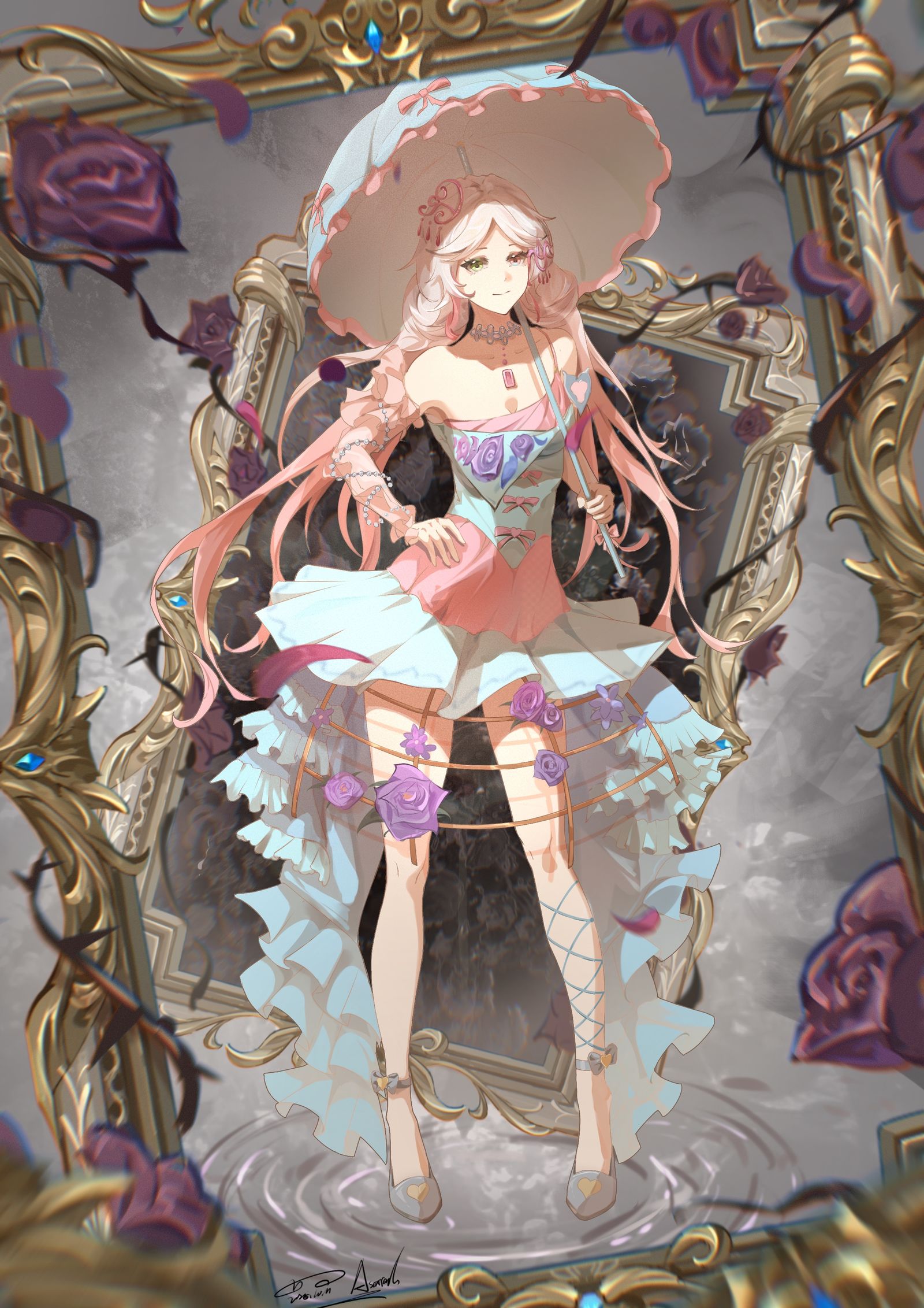 累了💦插画图片壁纸