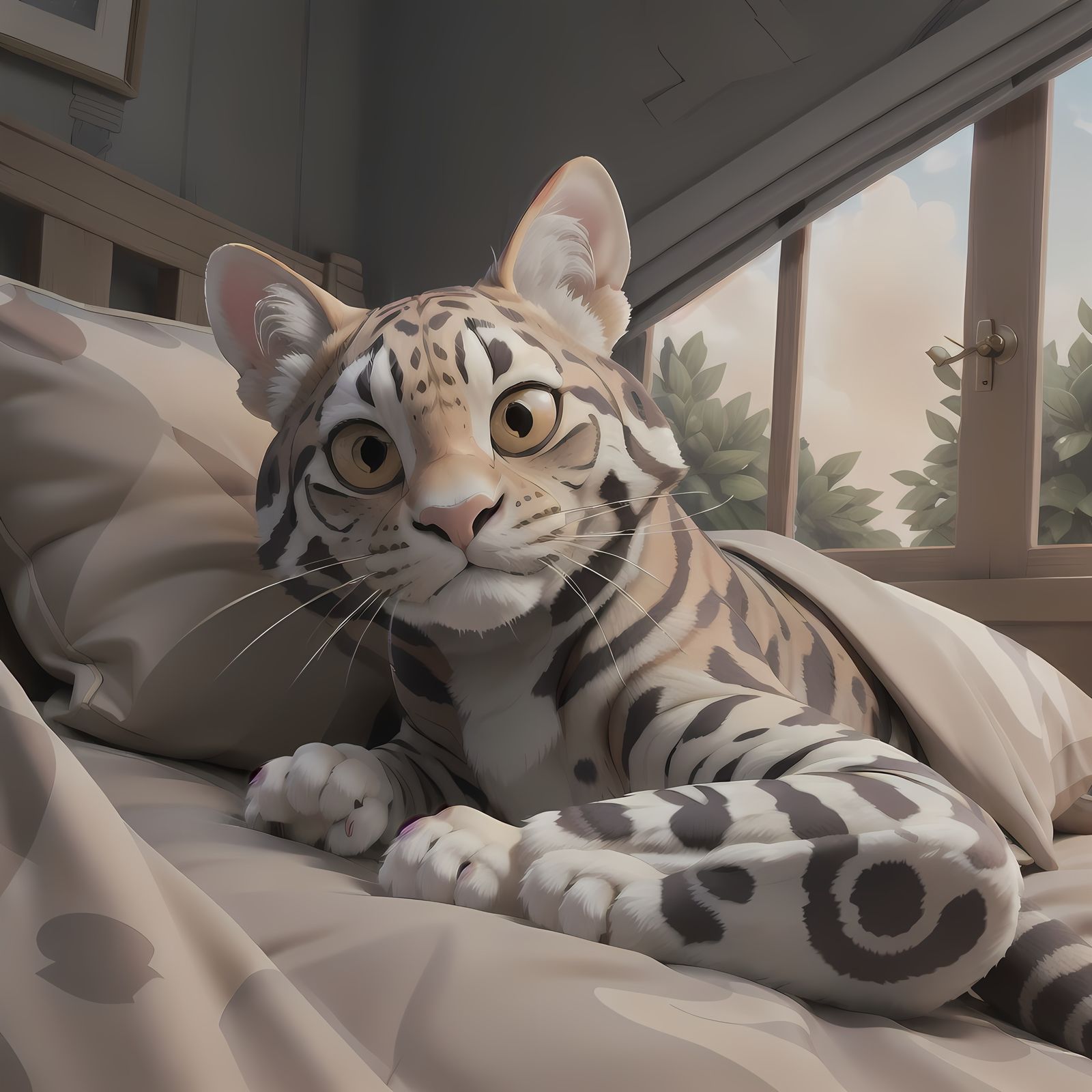 花豹貓的下午头像同人高清图