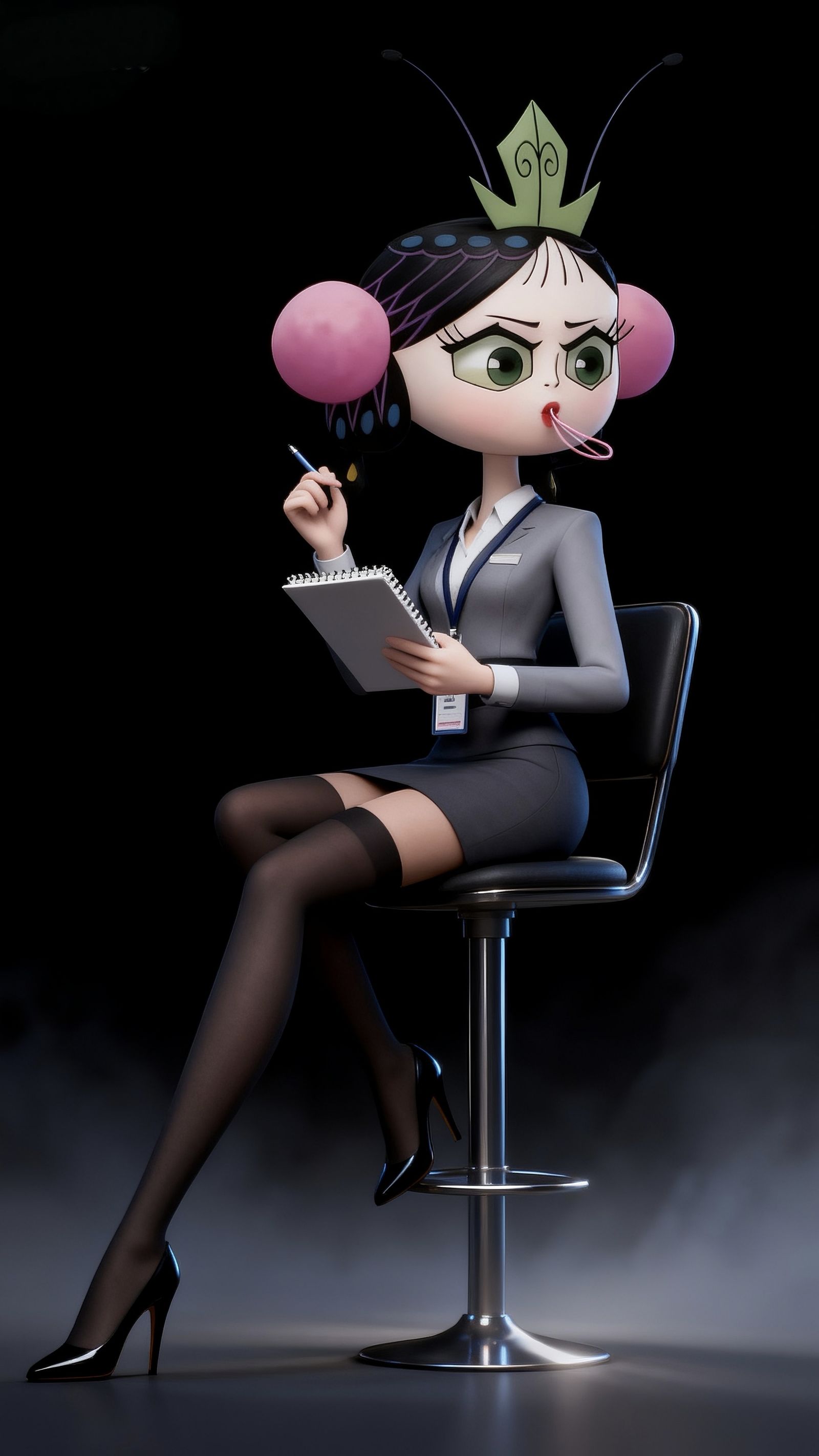 蝴蝶小妖意难平-动画片葫芦娃