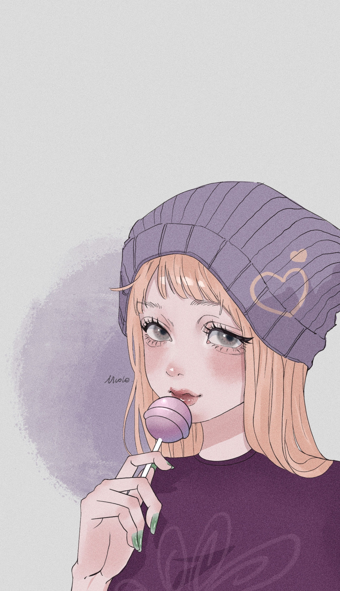 幻紫头像同人高清图