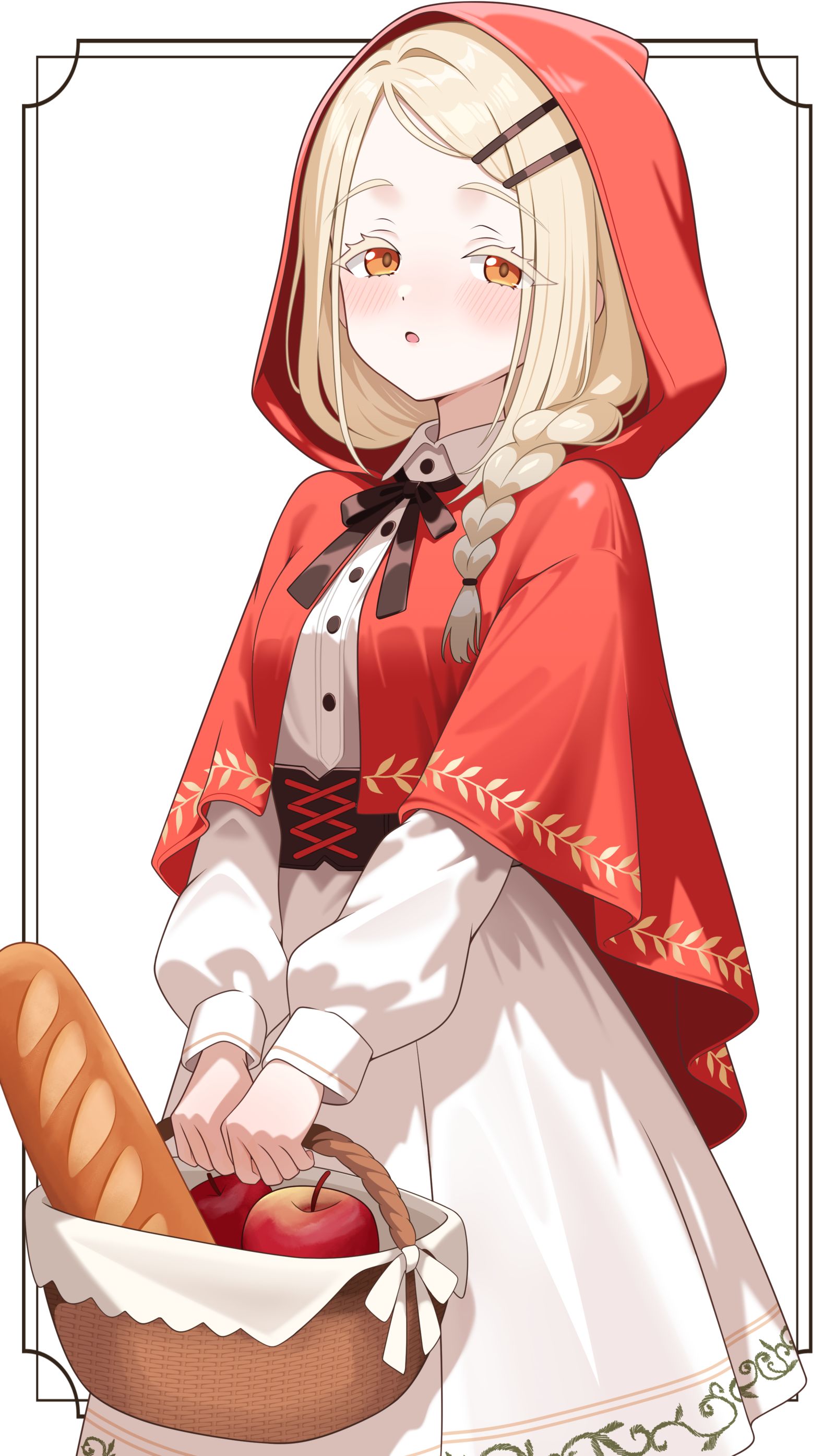 篠澤広 赤ずきん插画图片壁纸