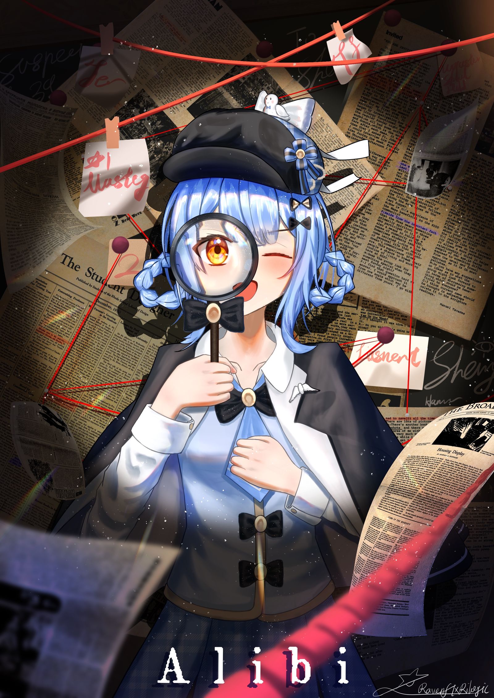 Alibi插画图片壁纸