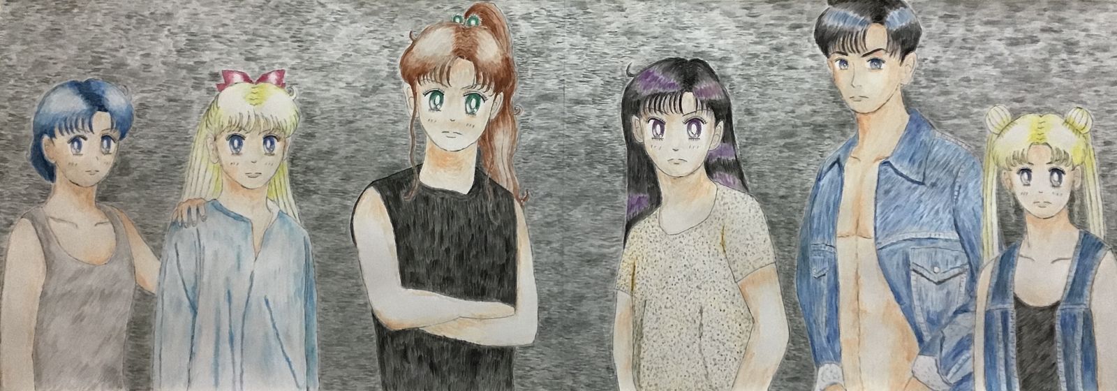 水彩画セーラームーン