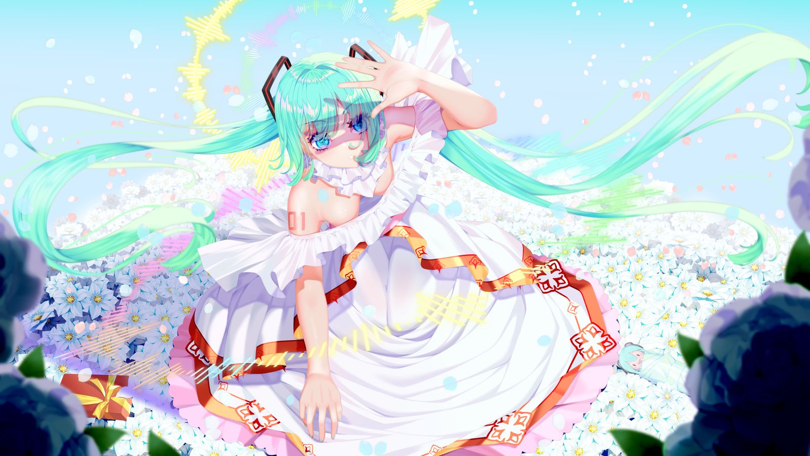 花海中的少女-初音未来创作