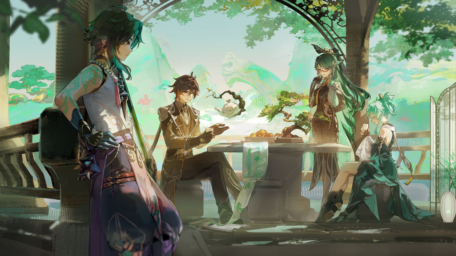 五周年贺图！-原神魈