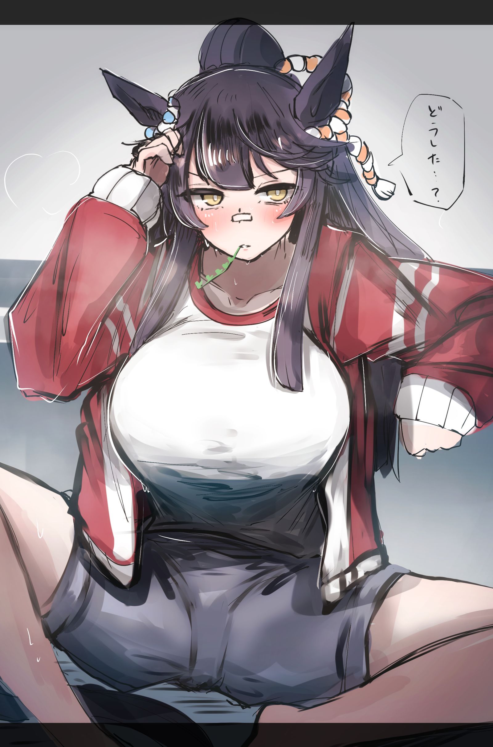 ナリタブライアン　ジャージ插画图片壁纸