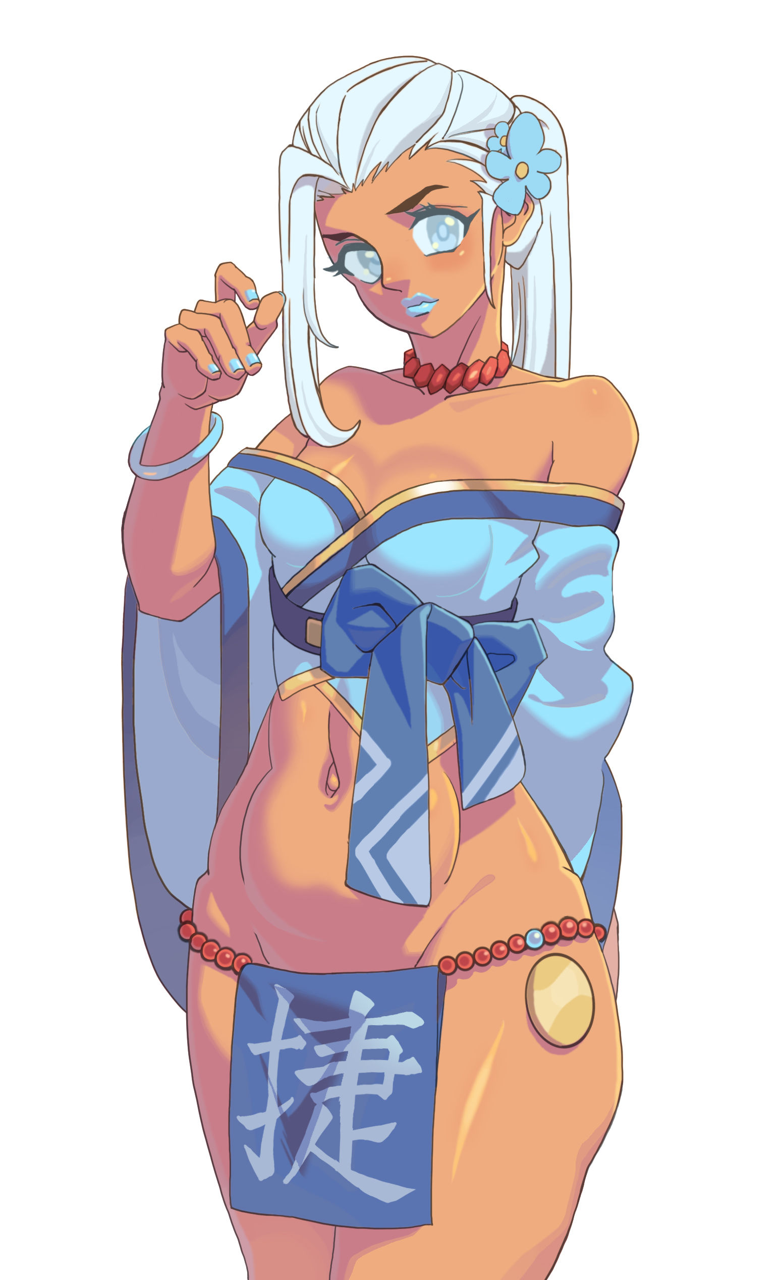 古风黑皮角色设计头像同人高清图