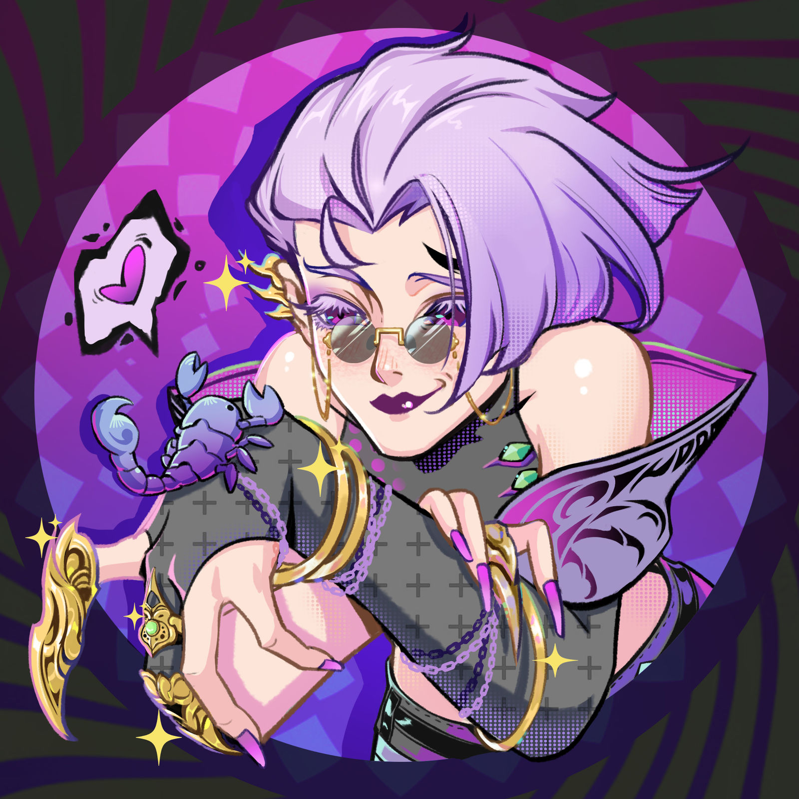 小蝎子-女生头像拟人向