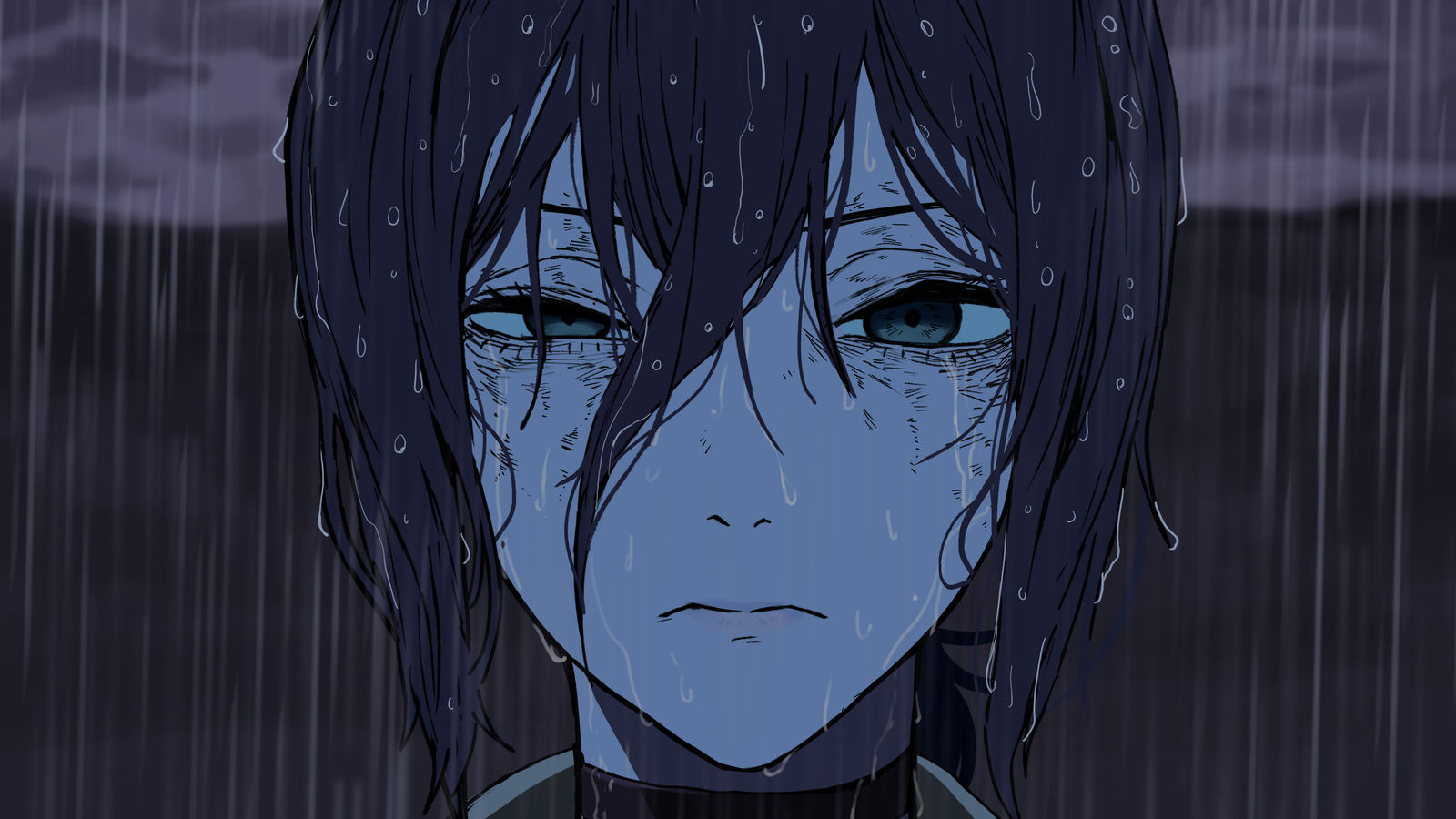 twitching eye插画图片壁纸