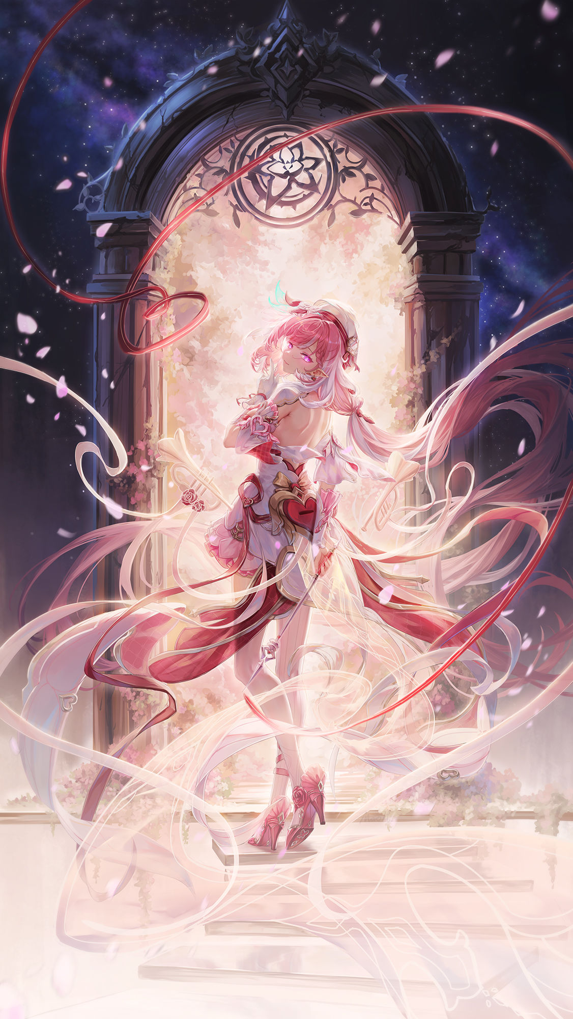 愛の扉插画图片壁纸