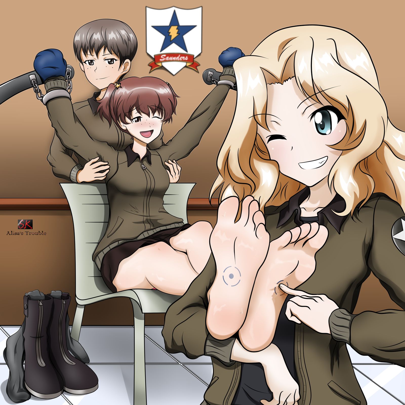 亚理莎的“检讨会” / Alisa's Trouble头像同人高清图