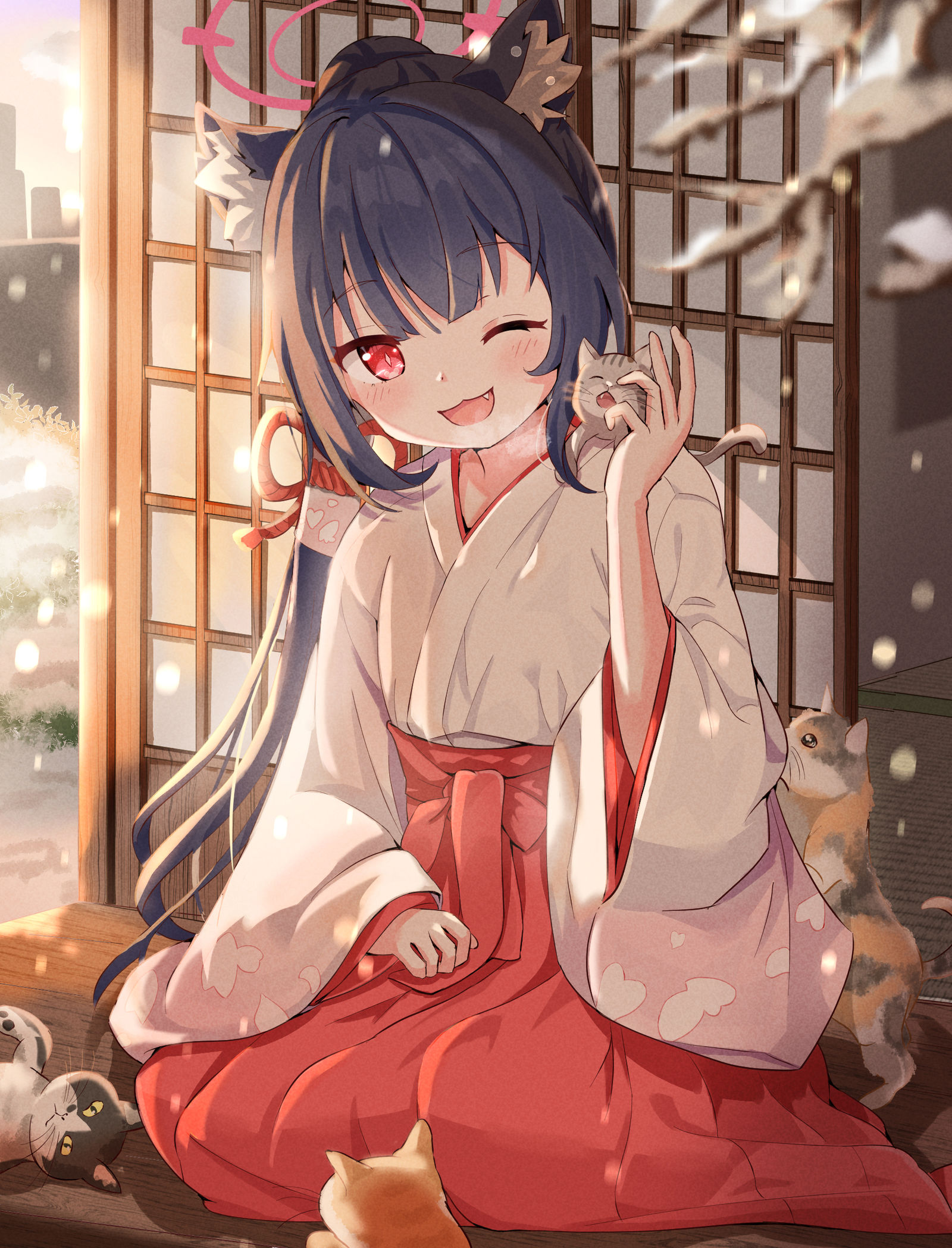 セリカちゃんと猫