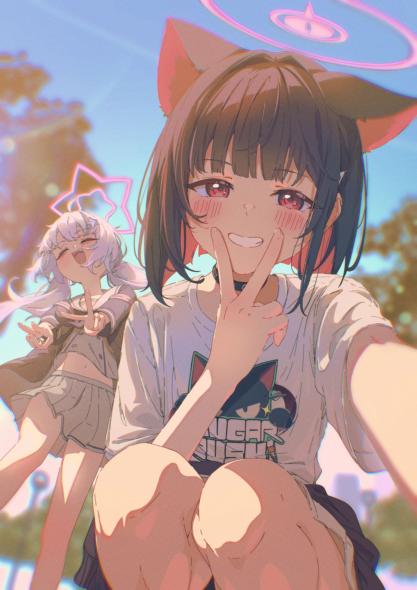 「撮るよ」插画图片壁纸