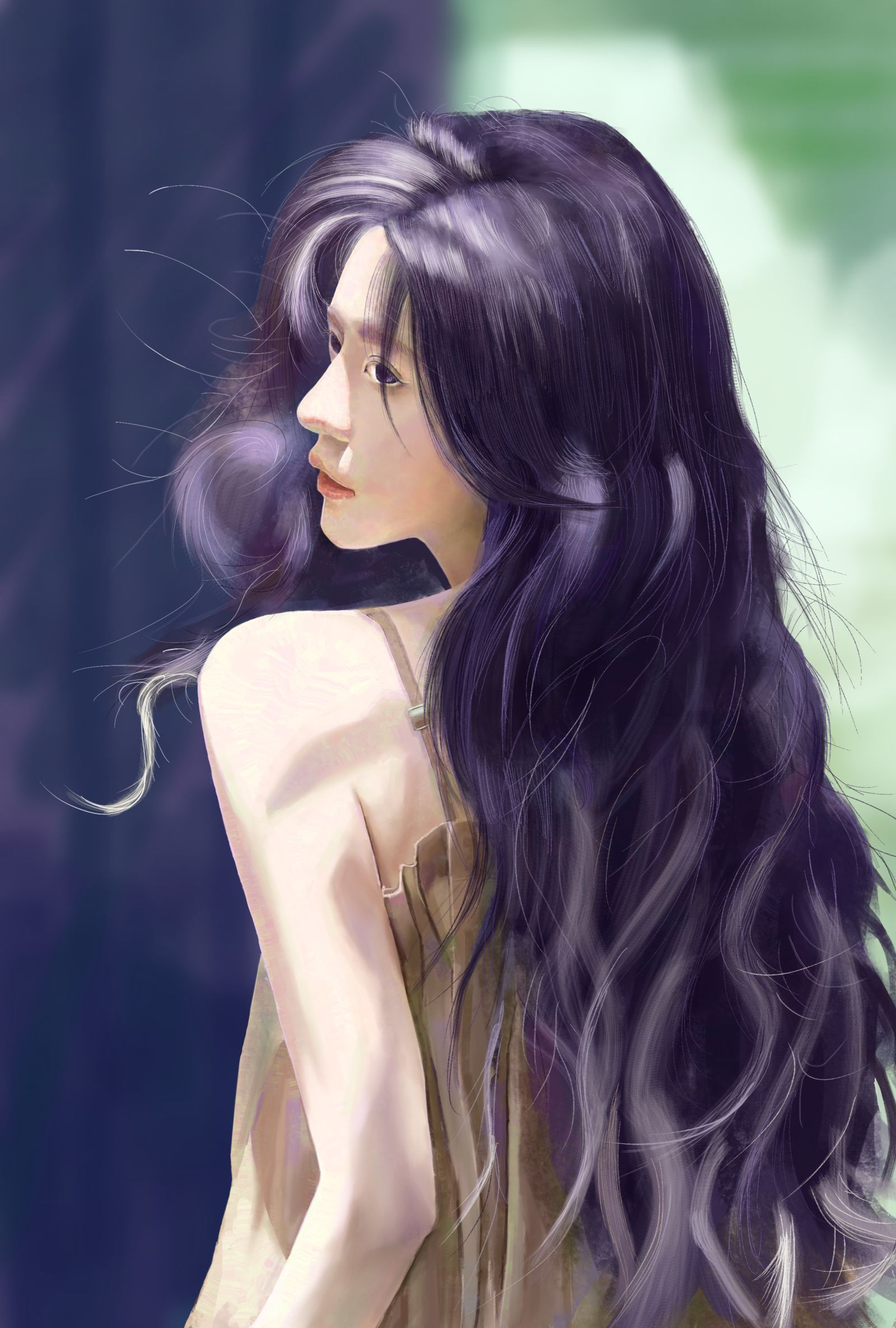 美丽佳人头像同人高清图