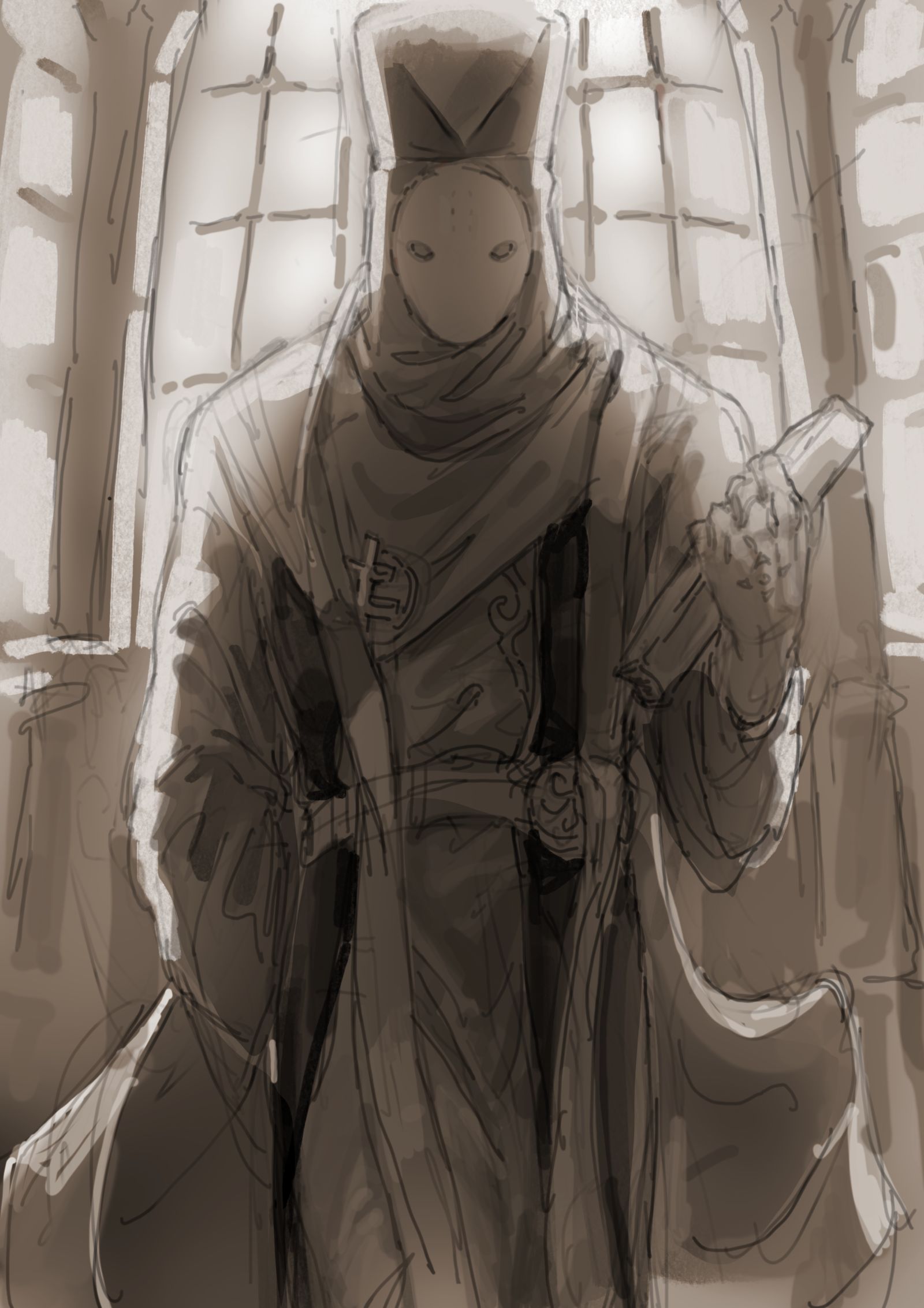 一大波草稿流插画图片壁纸