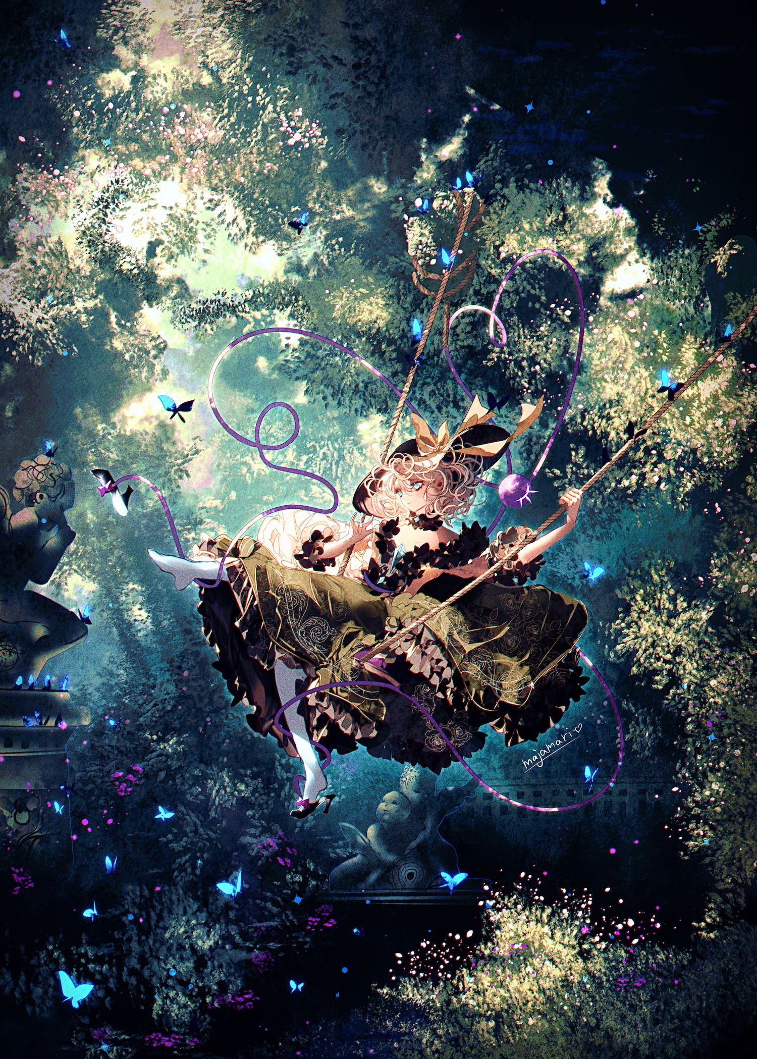 ぶらんこ头像同人高清图